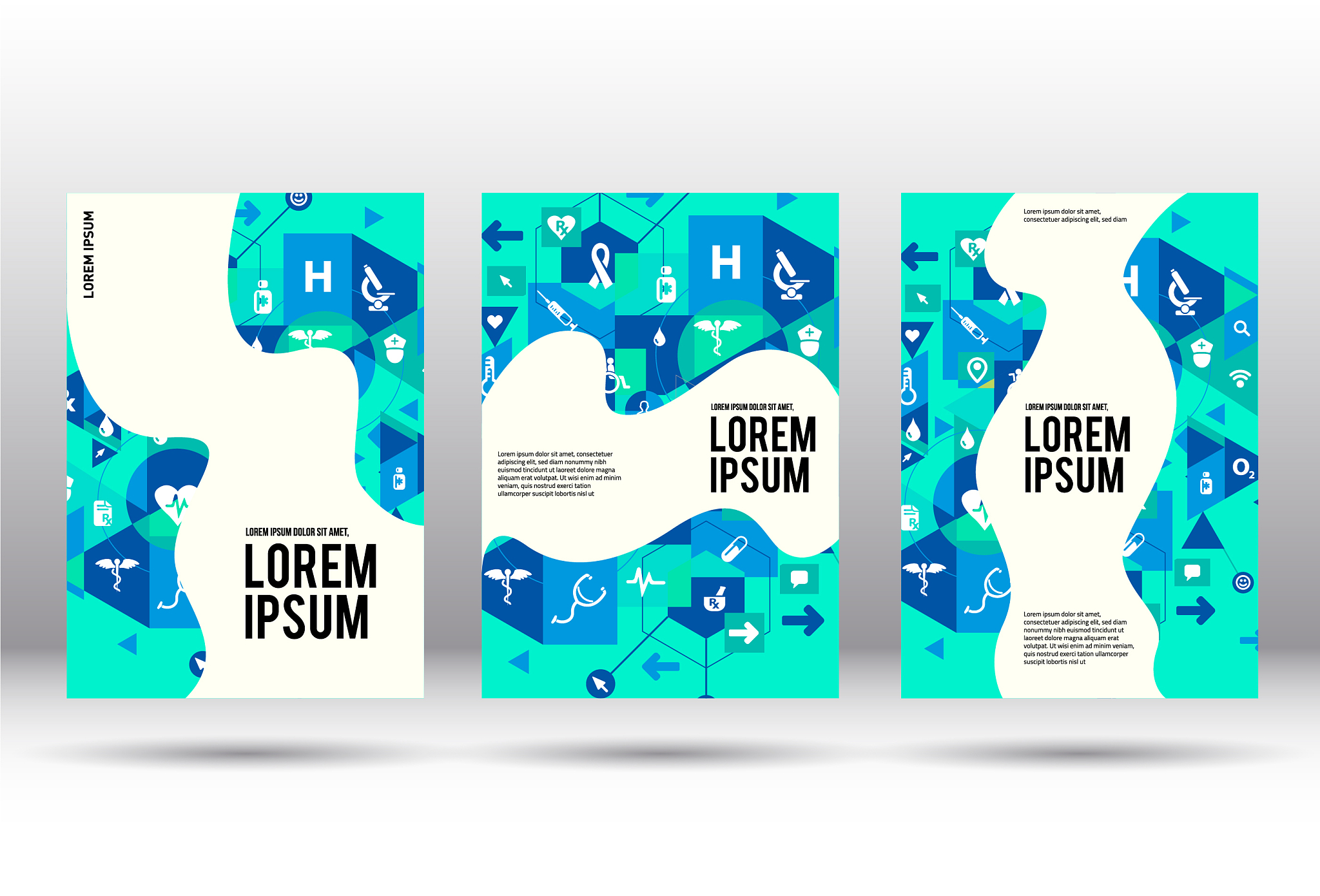 modern cover design on healthcare
