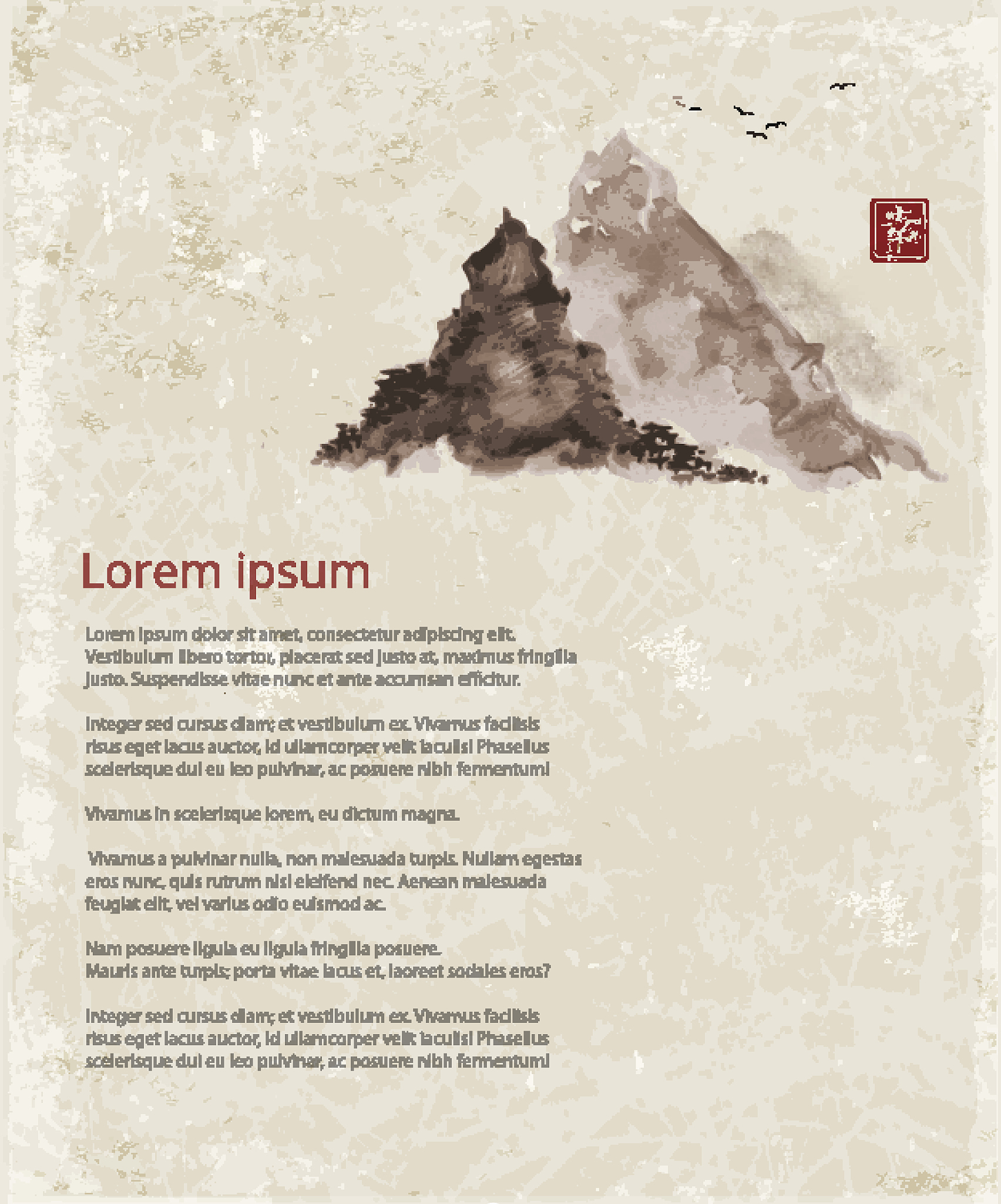 从下文中提取出10个最有学习价值的英文短语：Mountains and water play prominent roles in Chinese art Over the centuries Western painters have boldly explored new themes and media continuously striving to transcend the famil