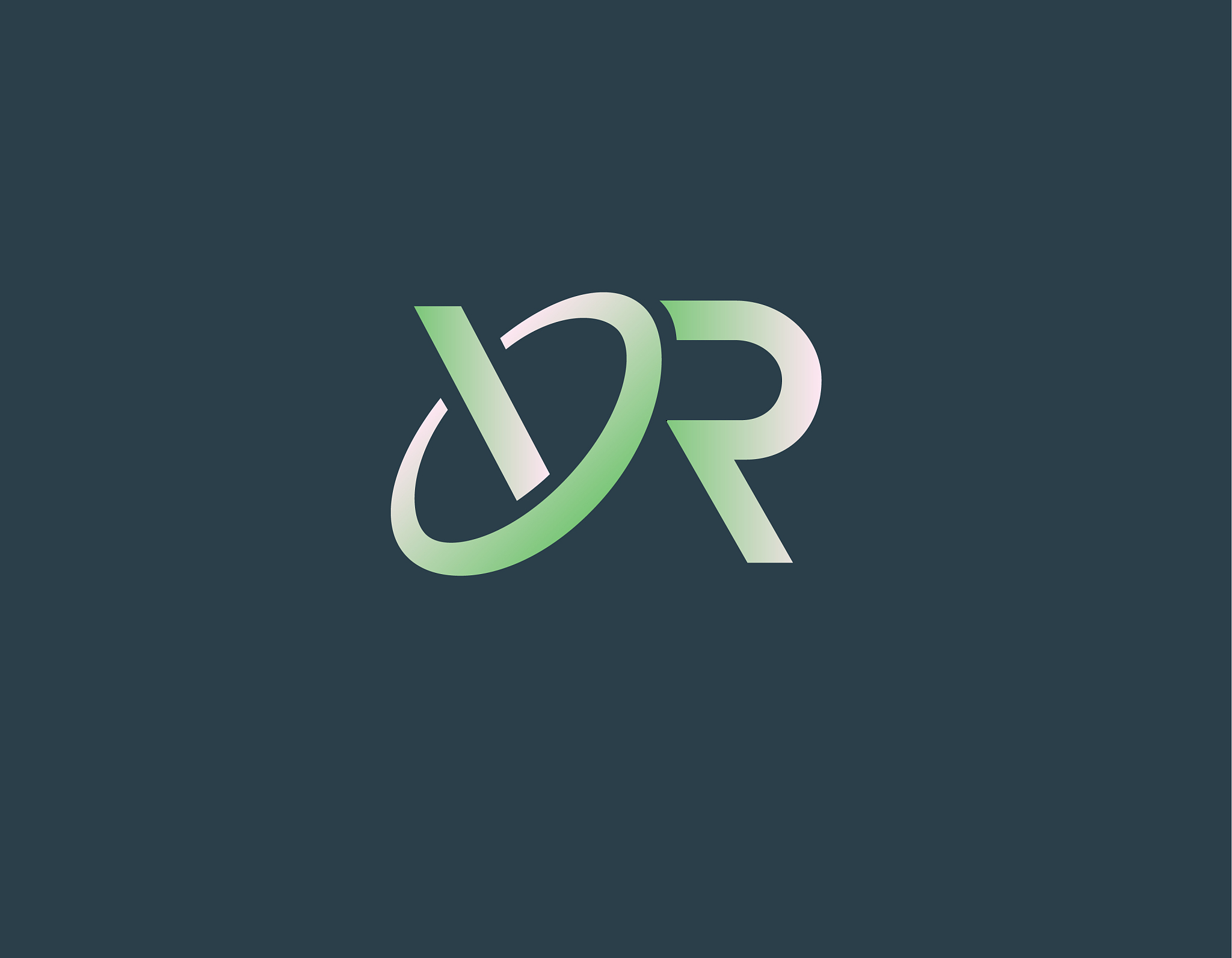 creative logo typography letters vr virtual