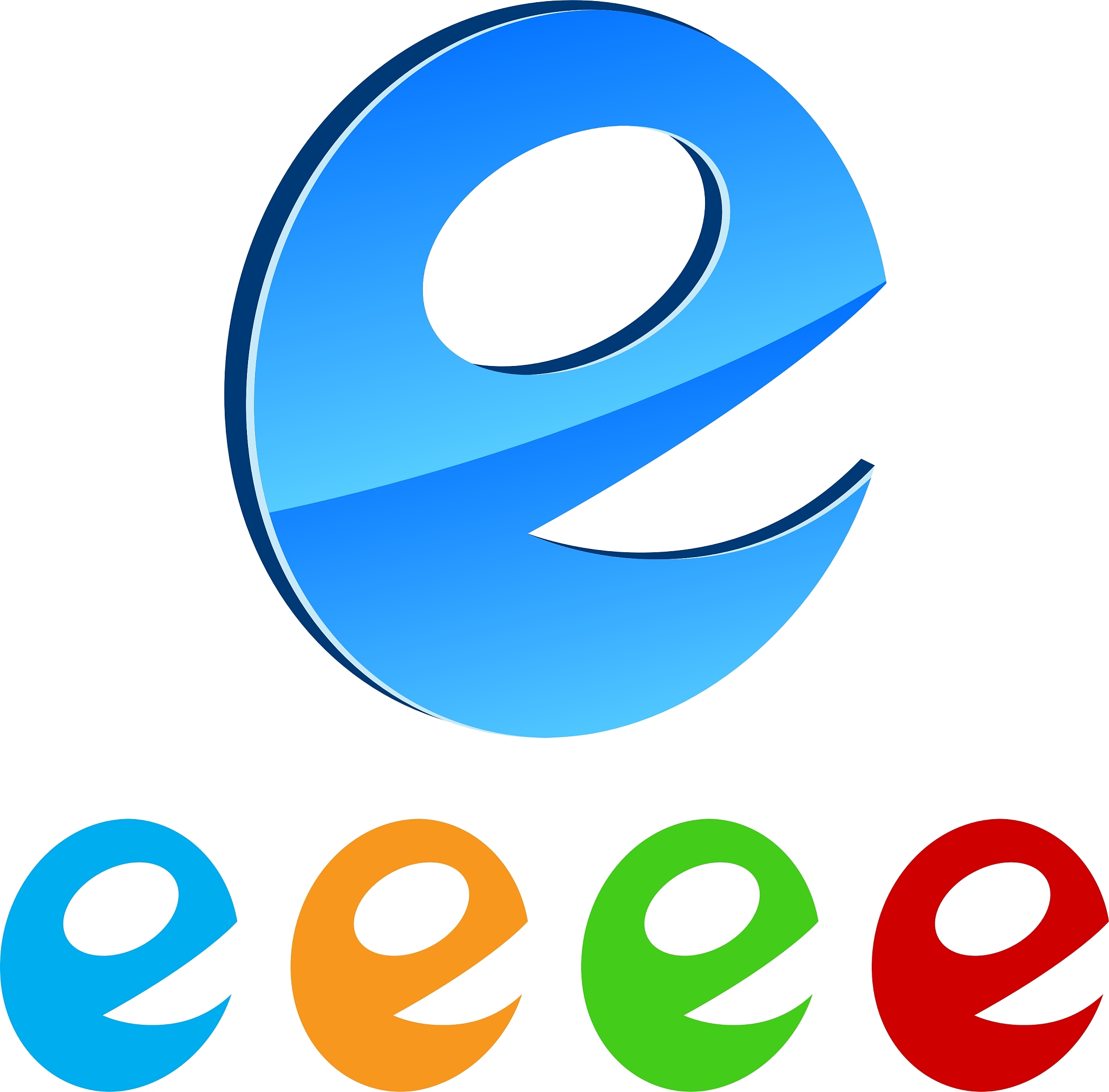 stylized e