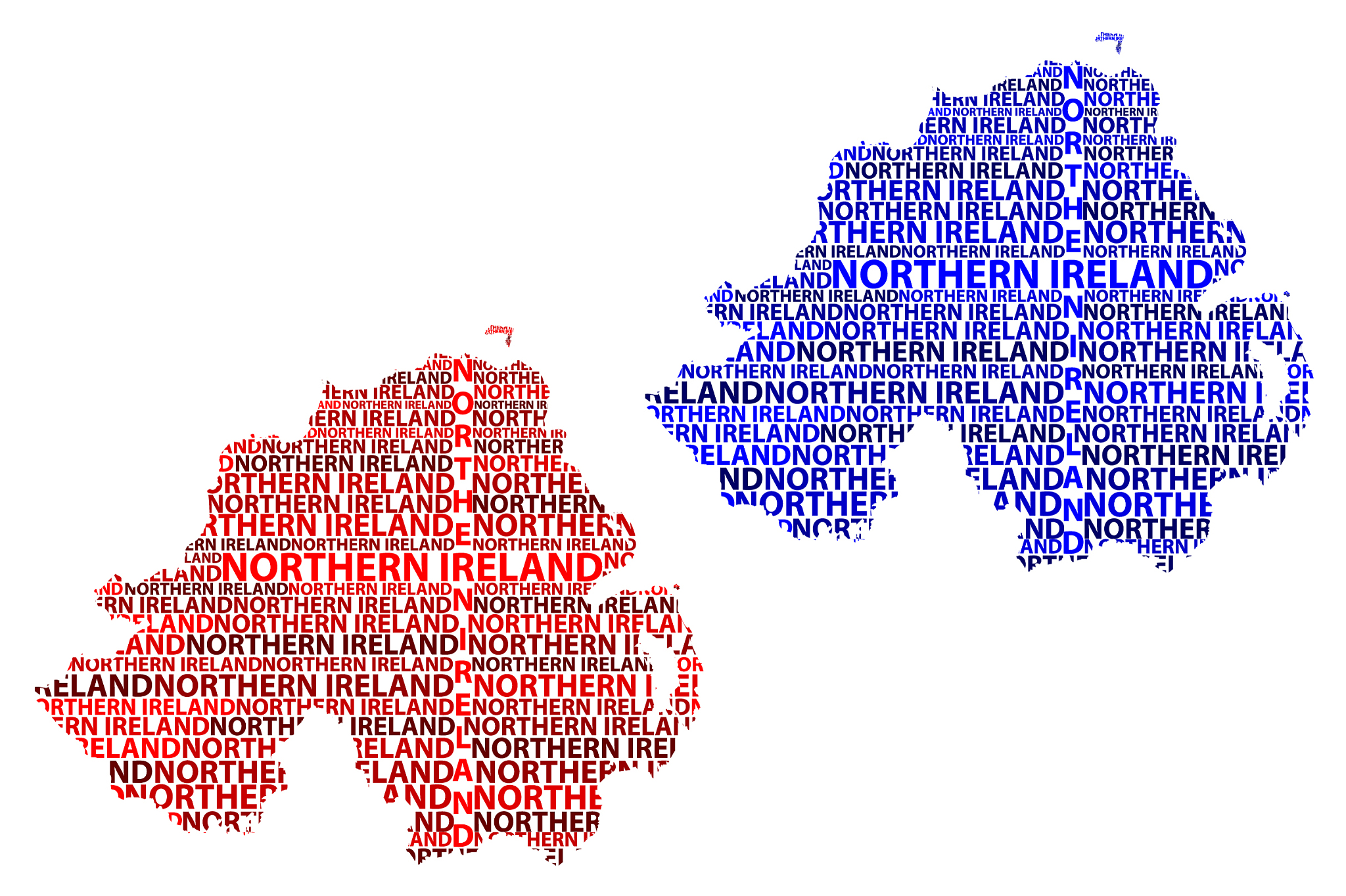map of northern ireland