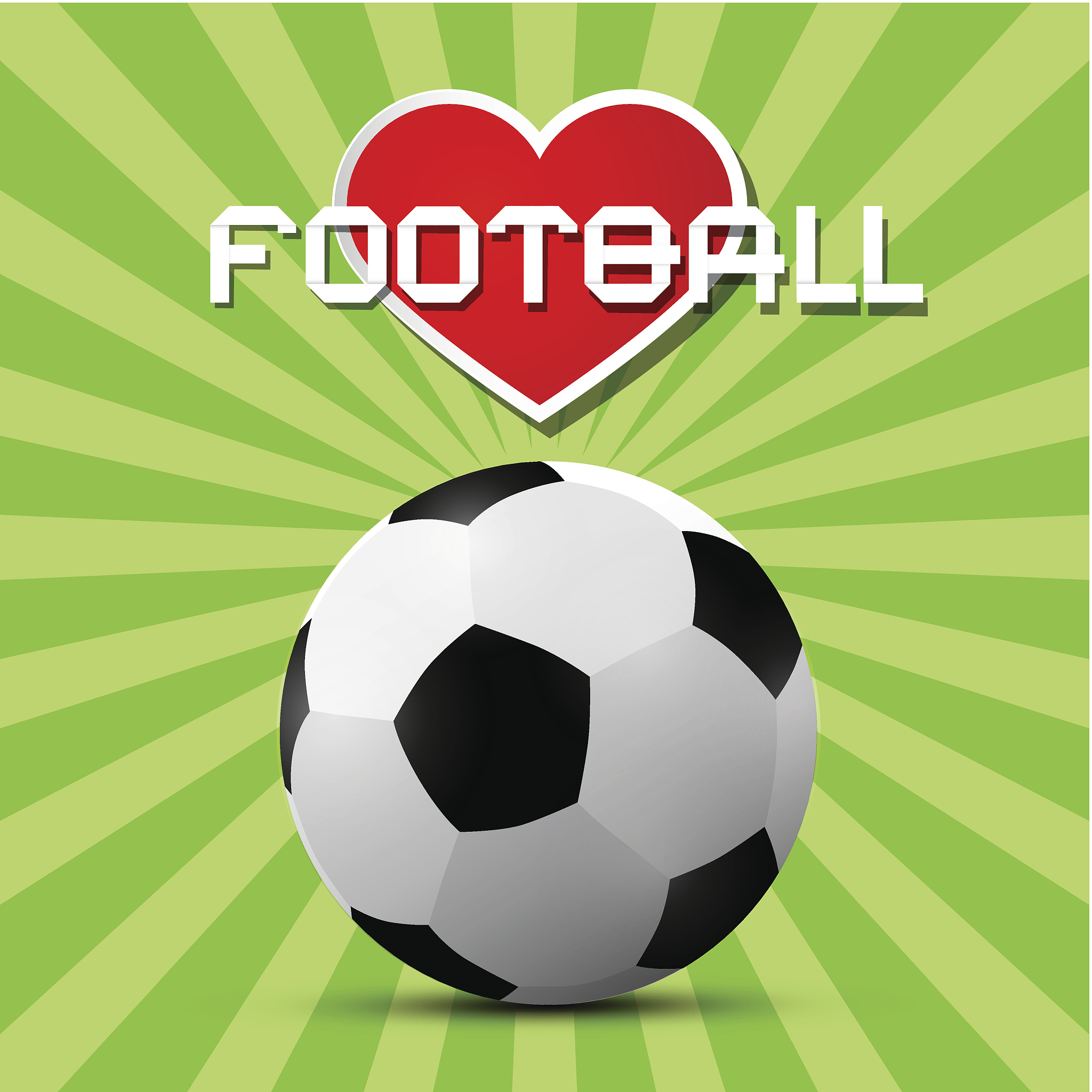 love football illustration