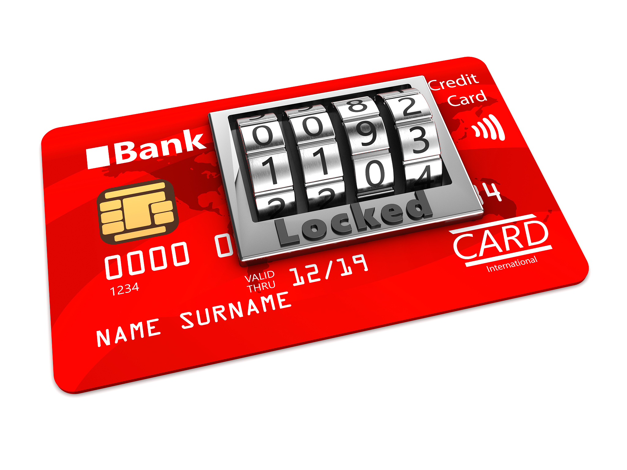 locked card