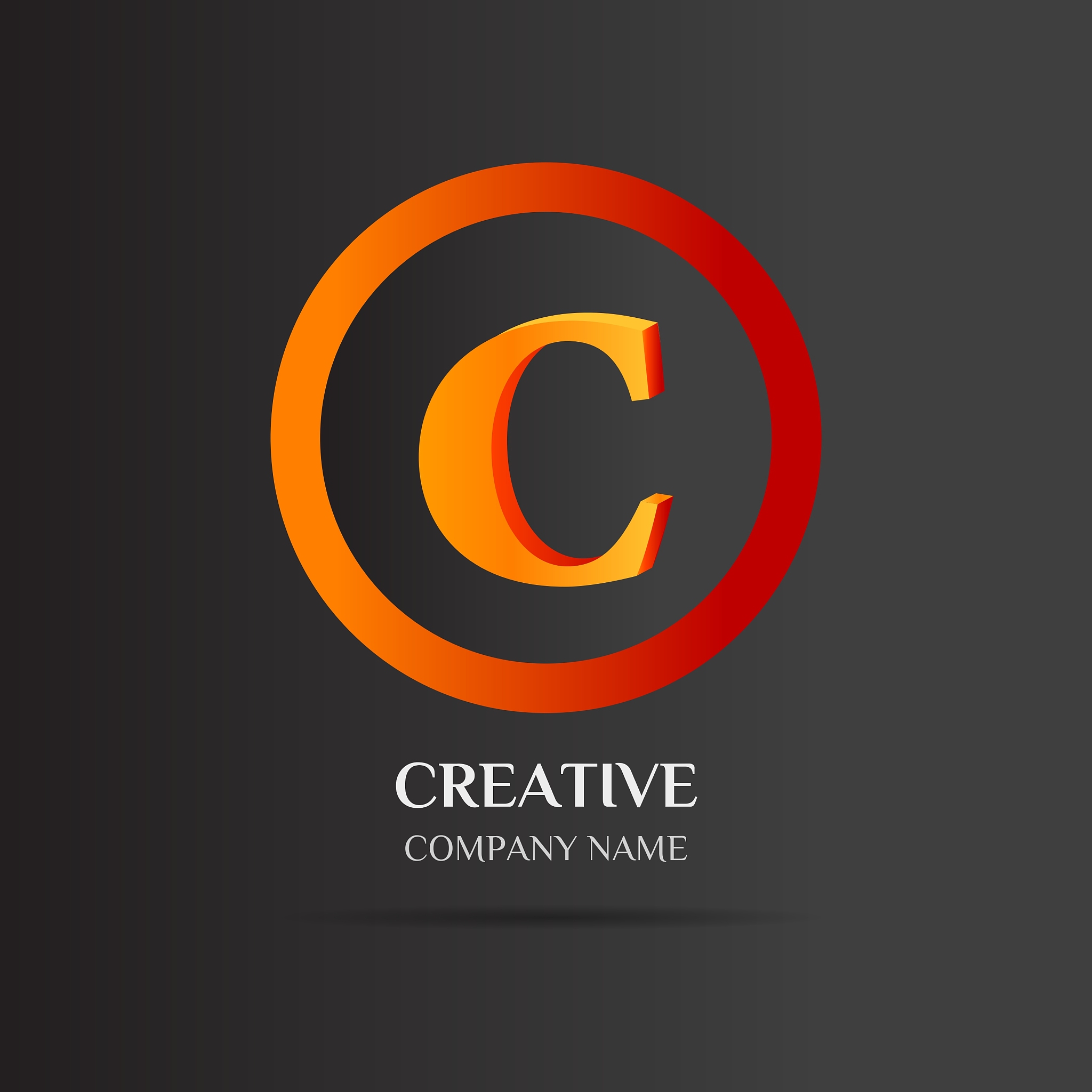 品牌名称,抽象,英文字母<strong>c</strong>,式样,创造力,商务,几何形状,字母,字母表