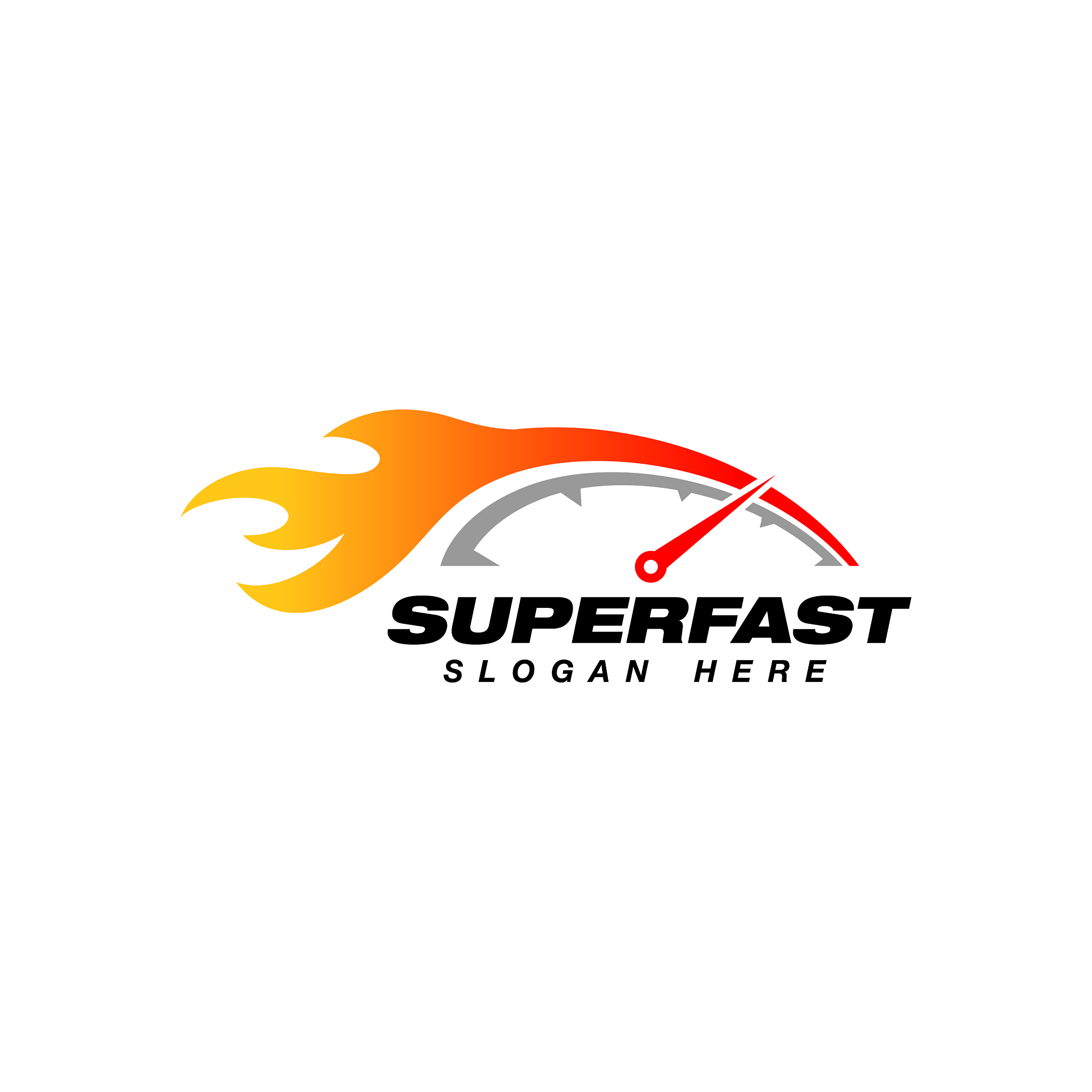 speedometer logo design template speedometer