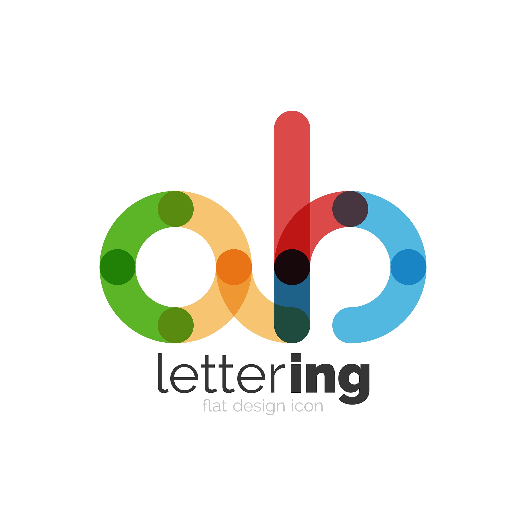 letter logo business icon
