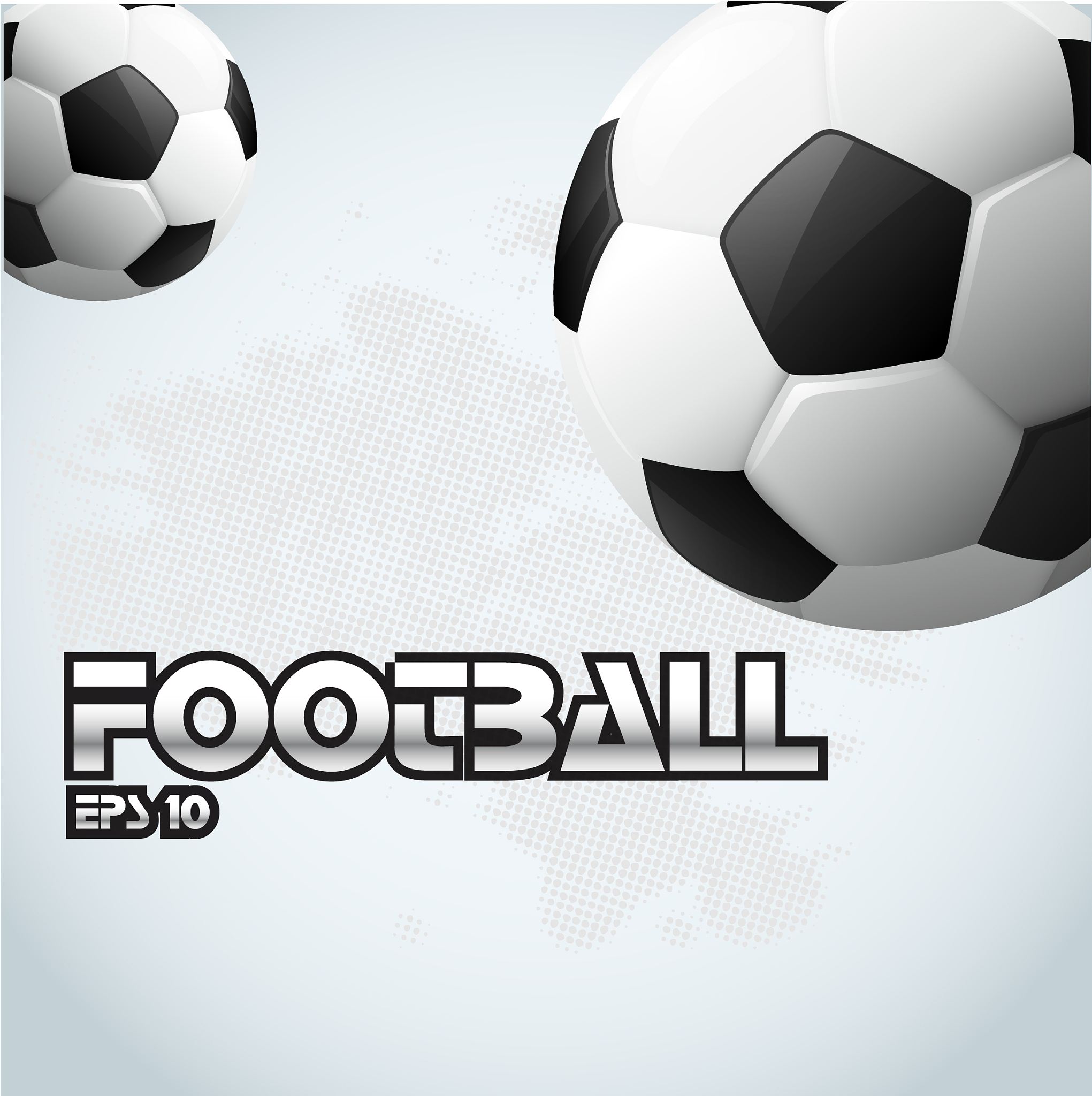football text two ball background image