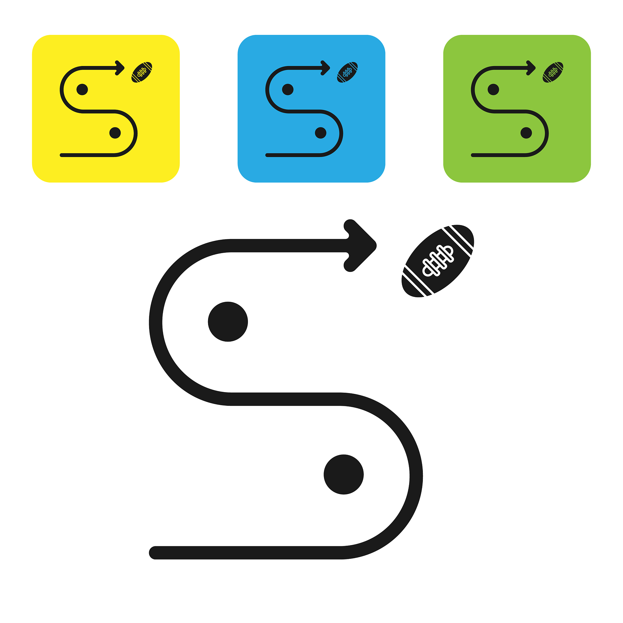 black planning strategy concept icon isolated on