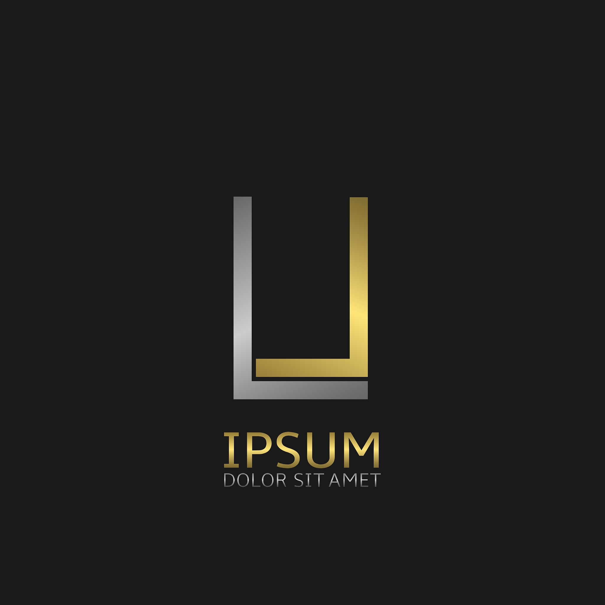 u letter logo