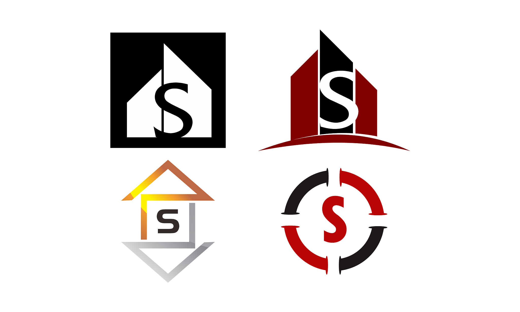 logotype s modern template set