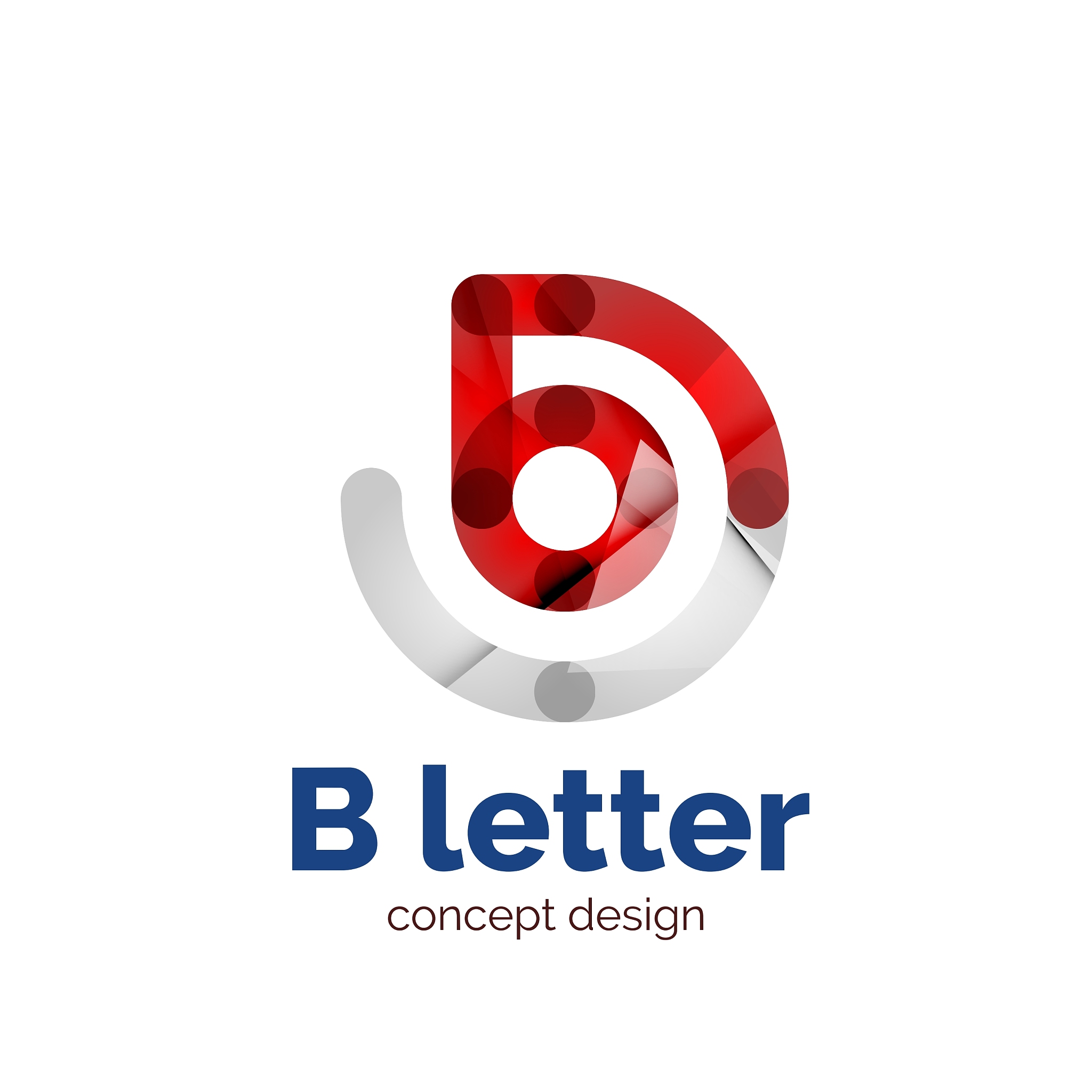 modern minimalistic letter concept logo