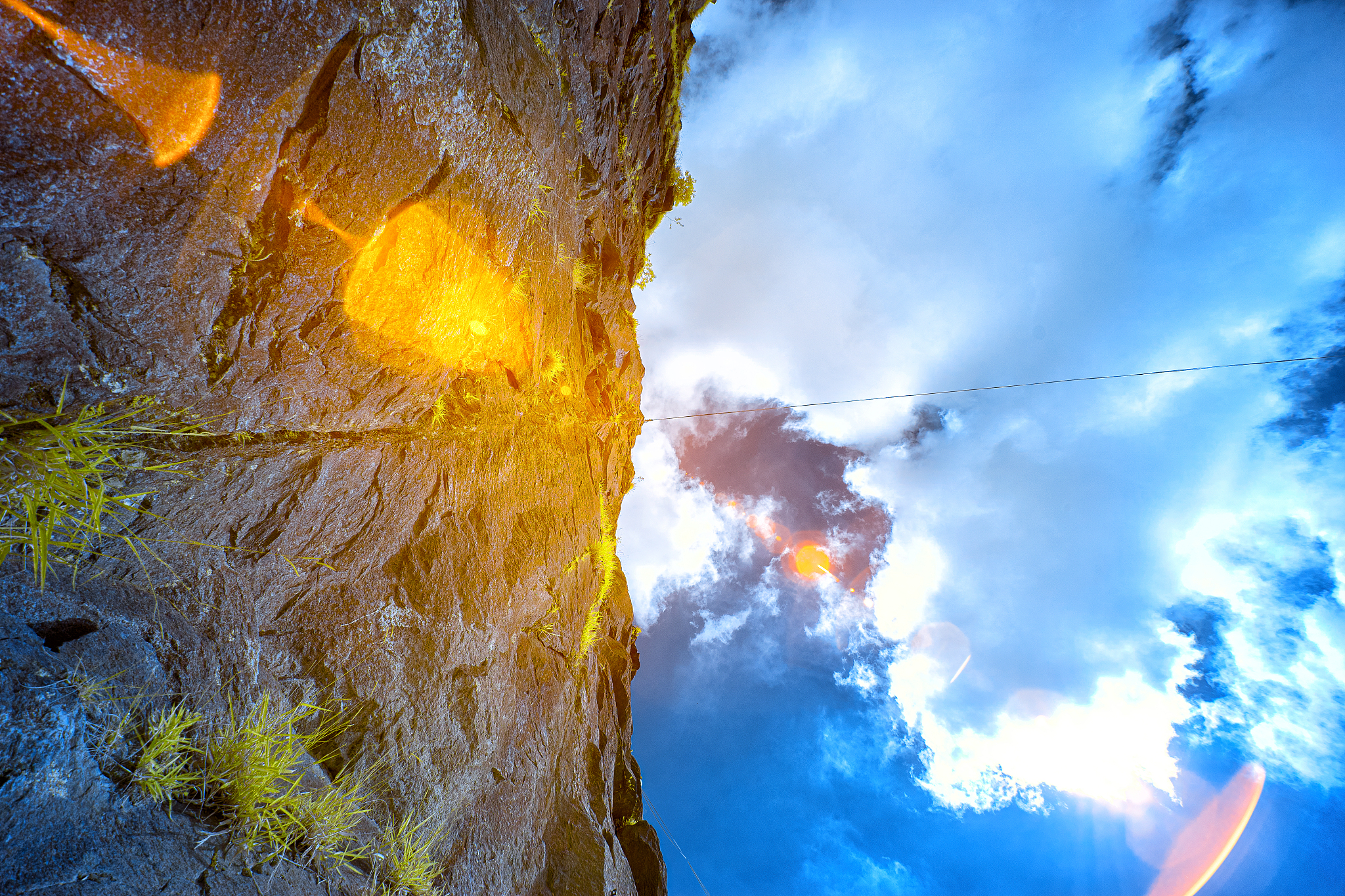 the sun and the sky - infrared photography