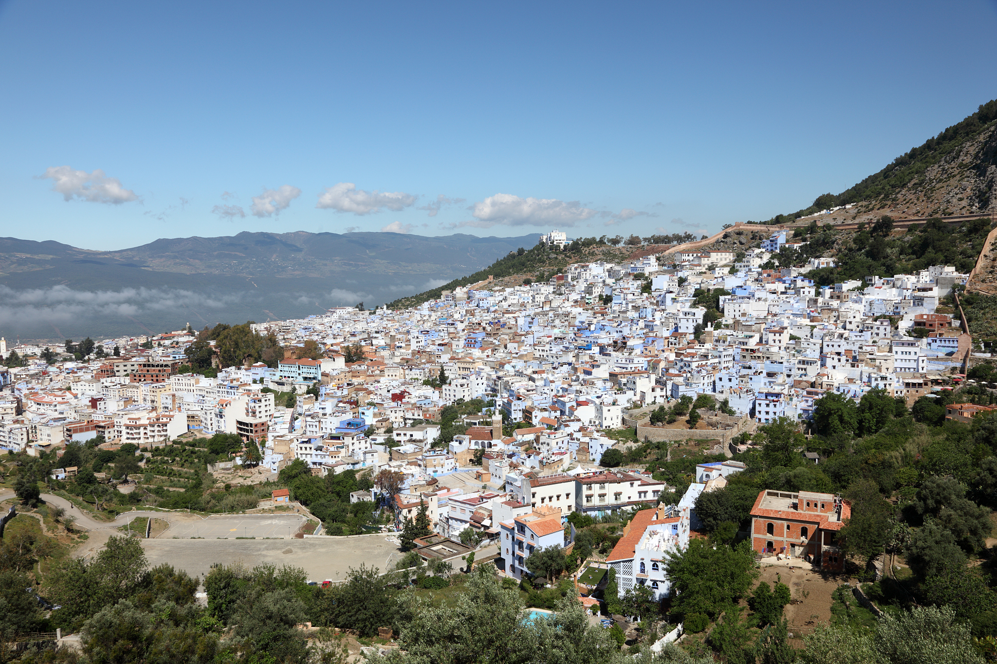 town chefchaouen in morocco