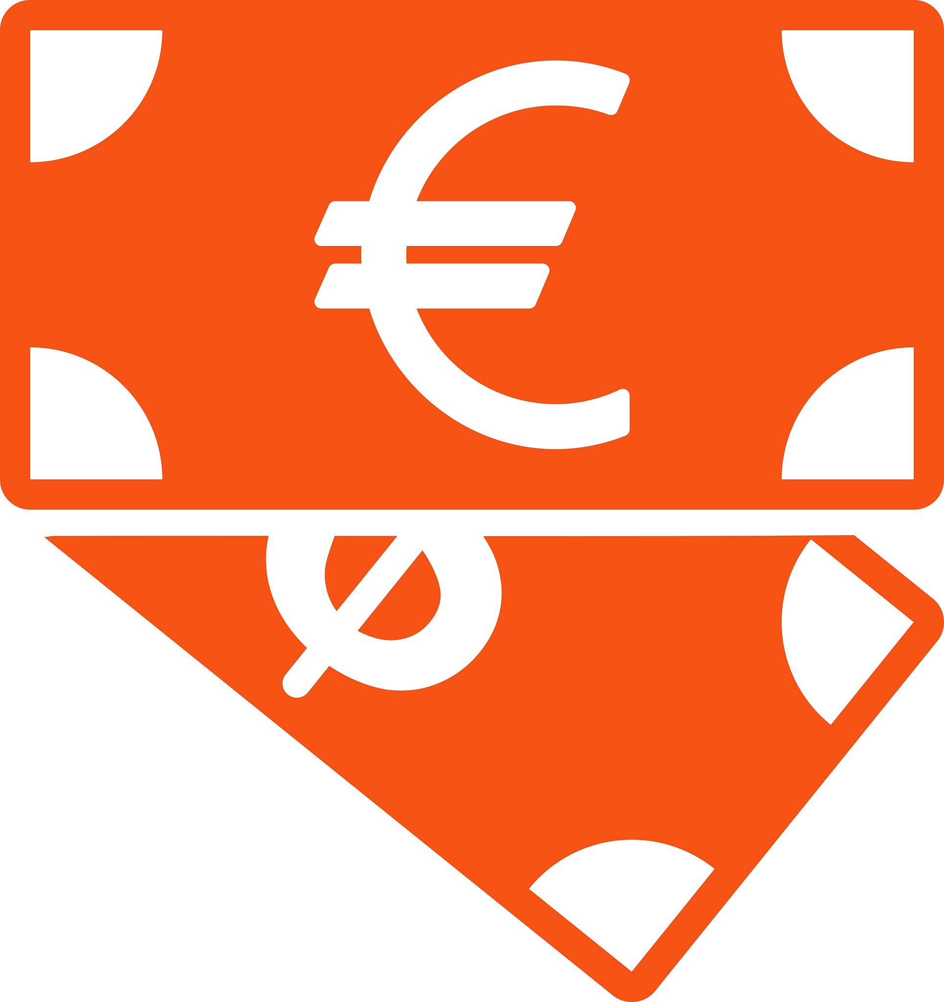 banknotes icon from business bicolor set