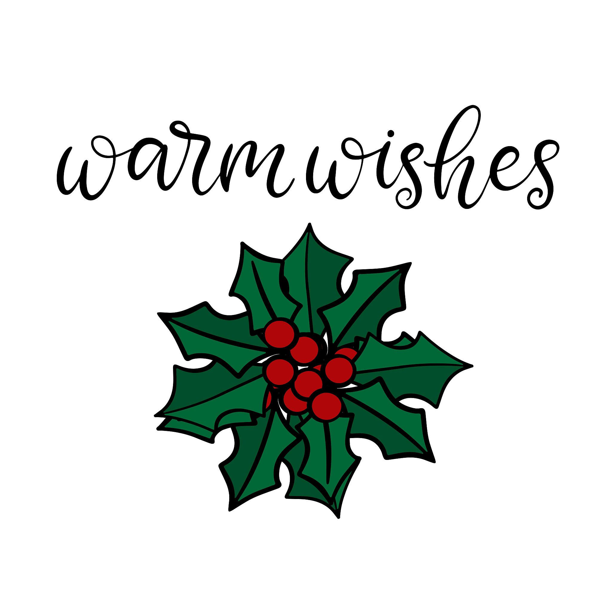 merry christmas and happy new year lettering.