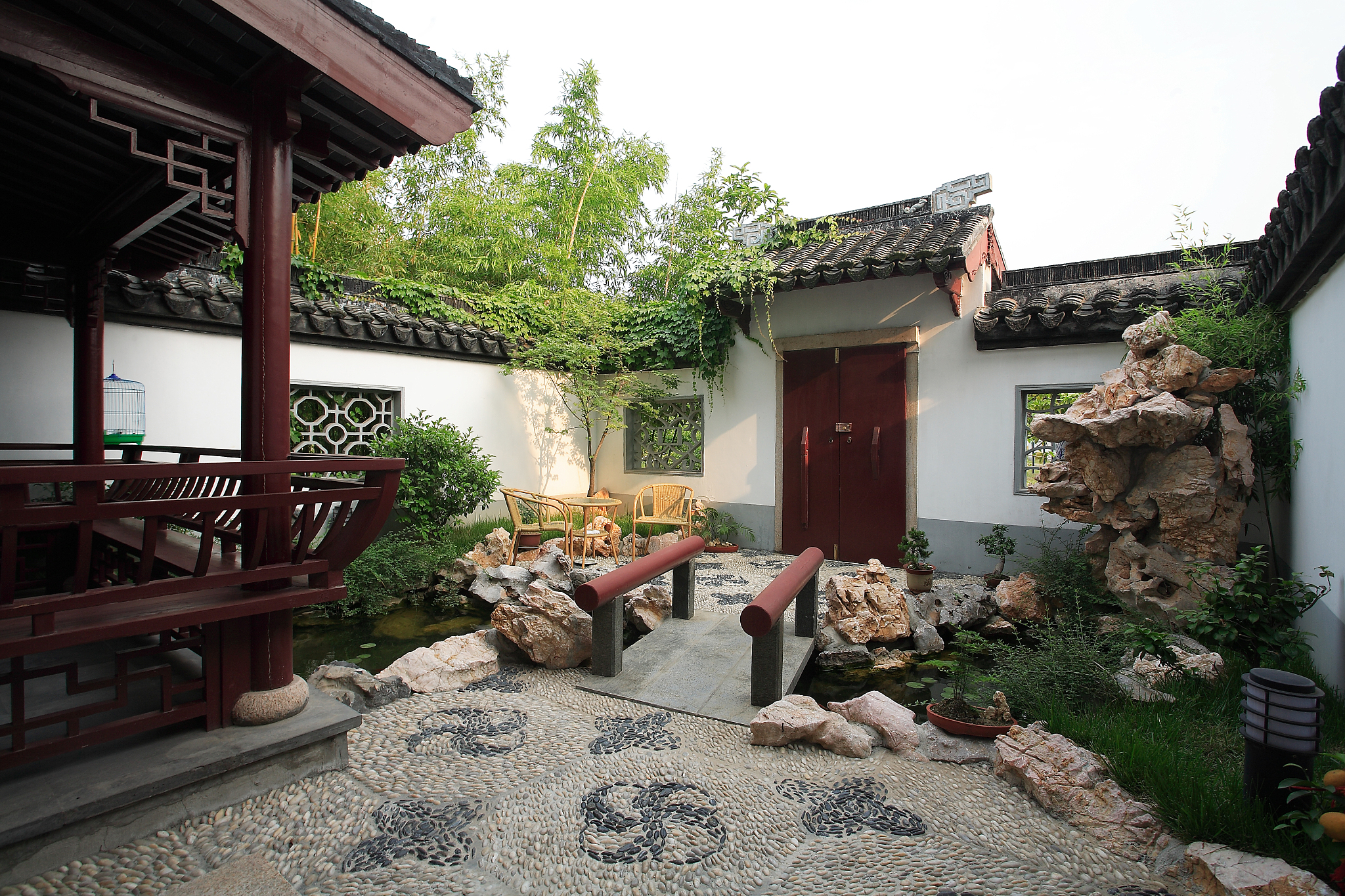 小说中古代庭院描写