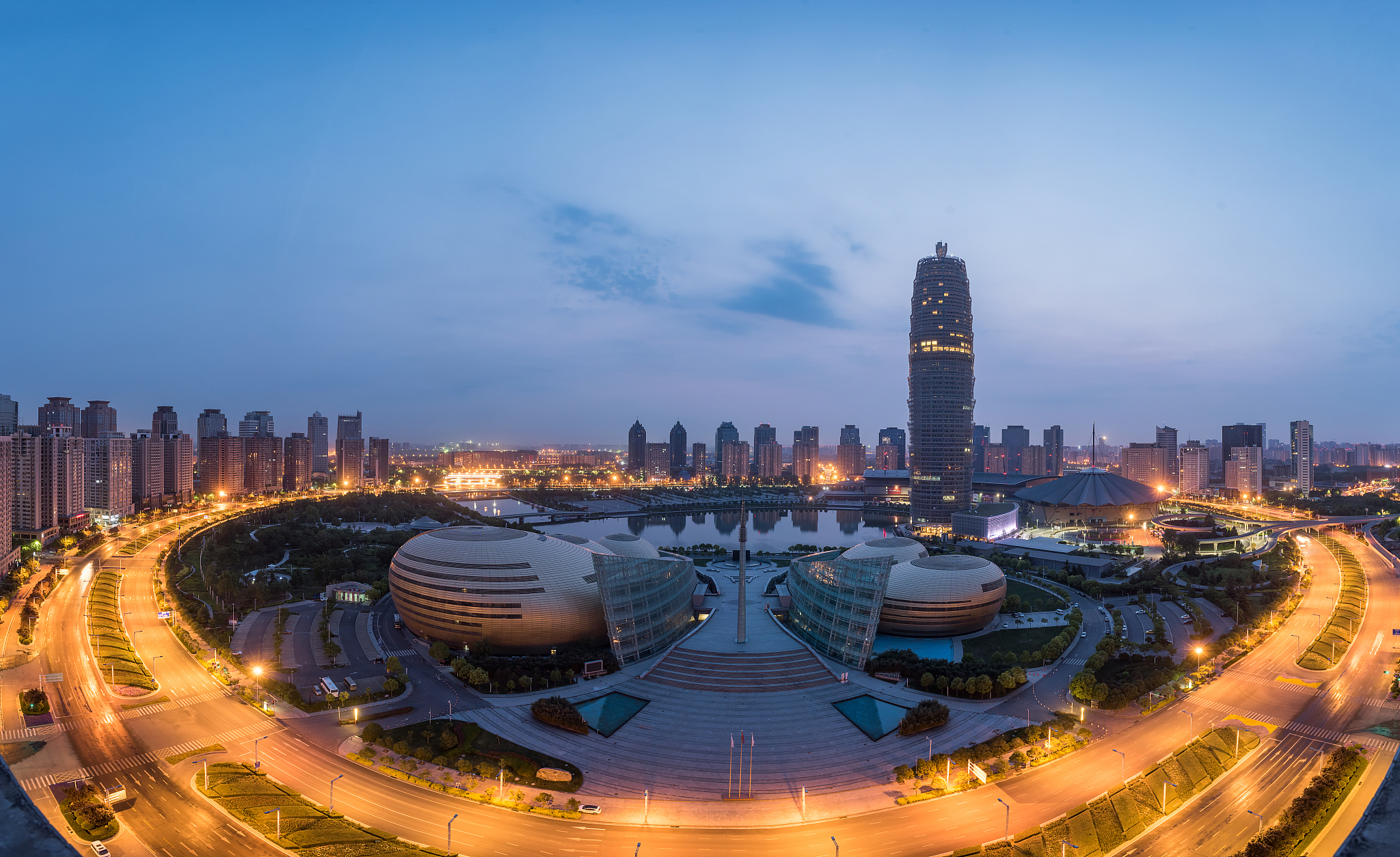 郑州cbd夜景高视角