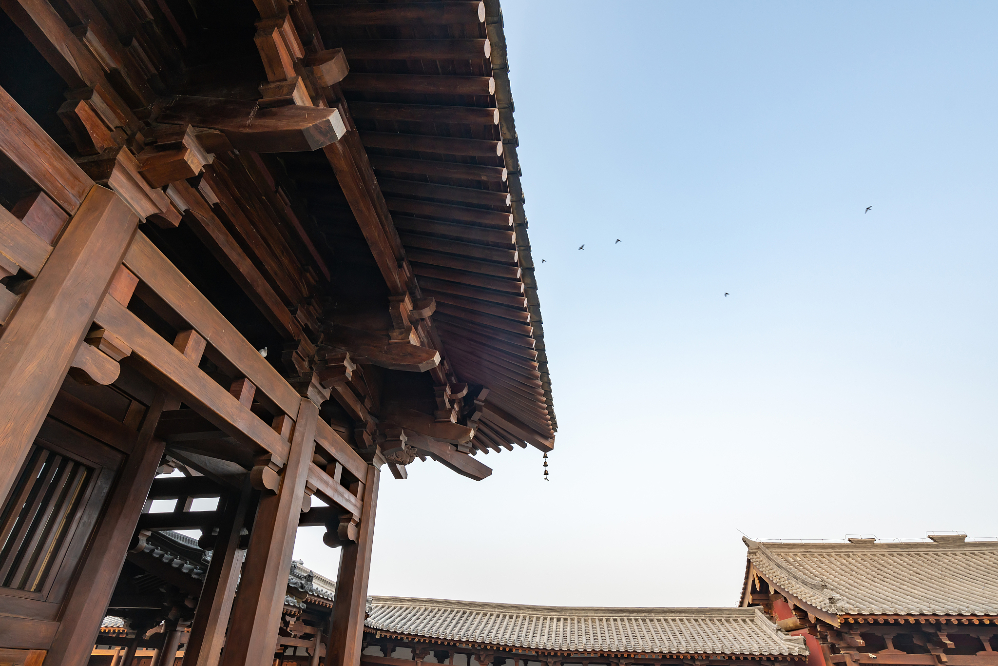 ancient architecture park of han dynasty in taiyuan, shanxi, chi