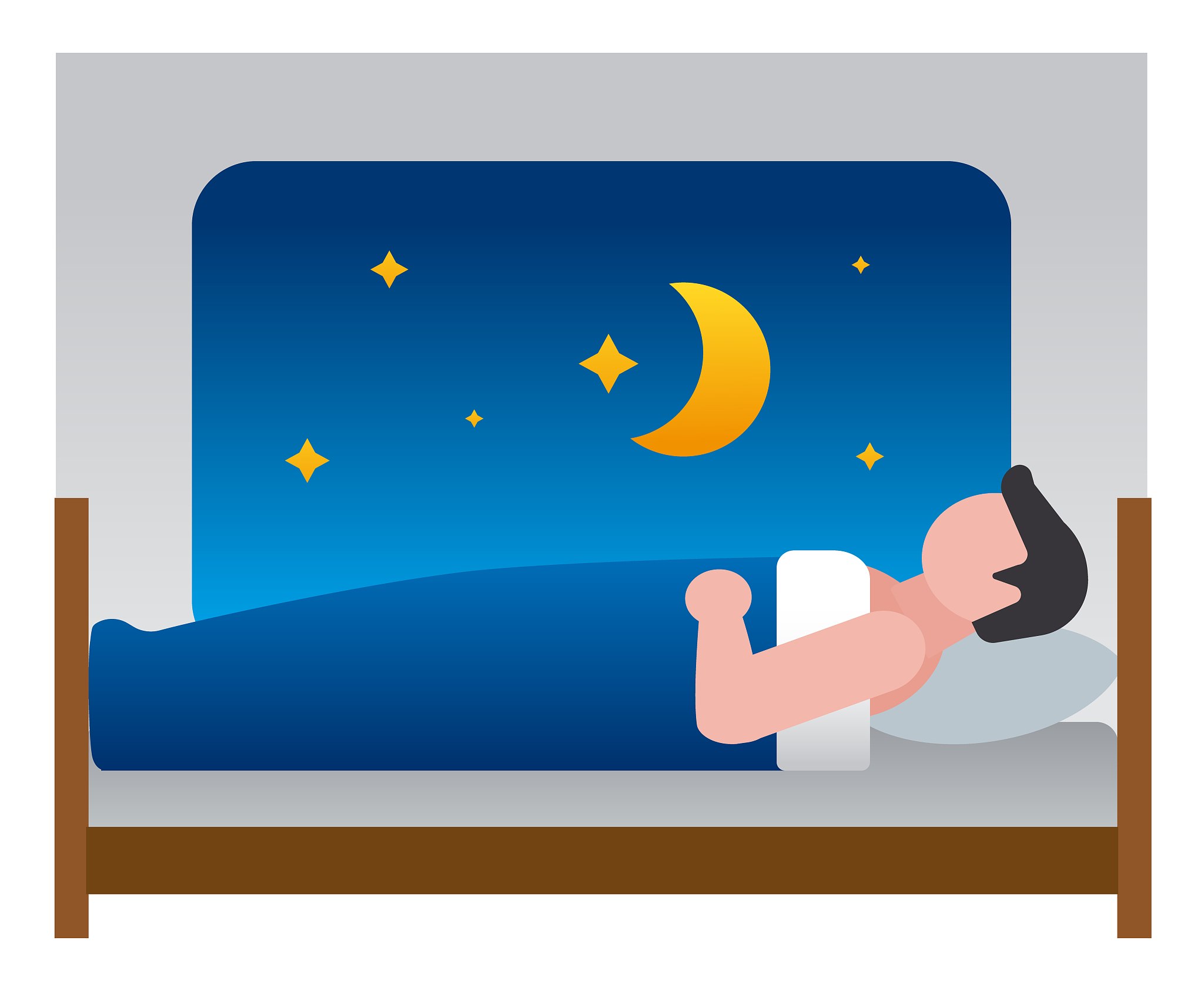 sleeping man