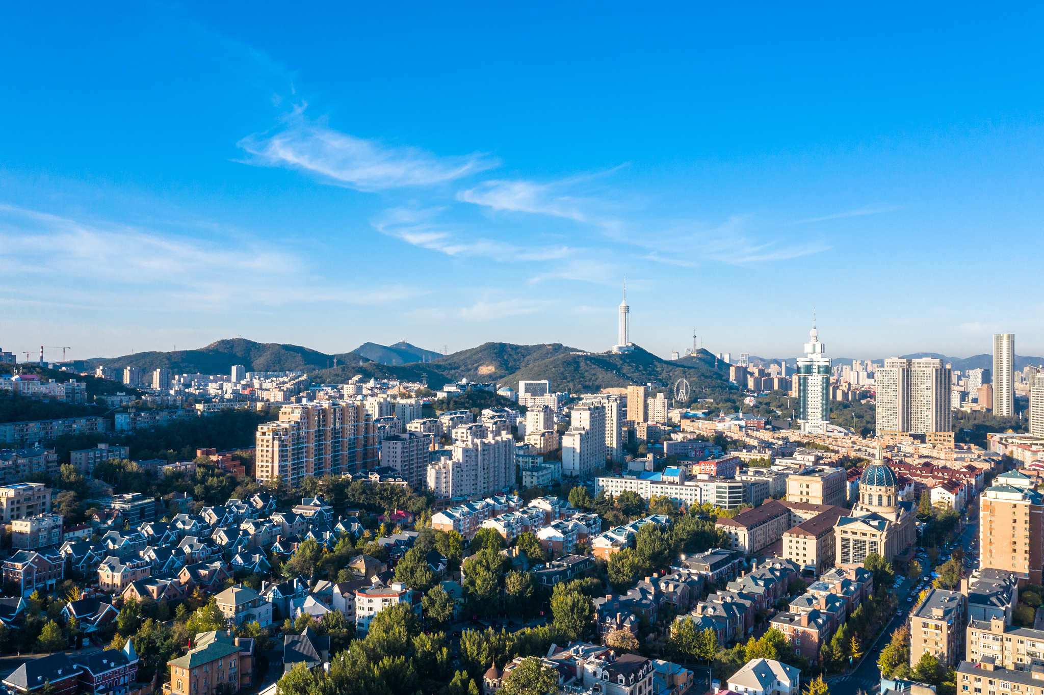 大连城市天际线