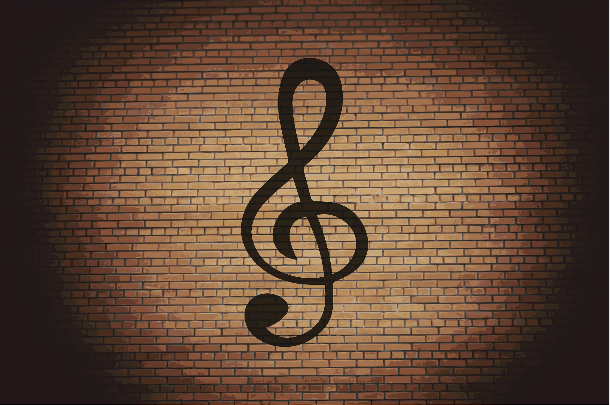 music elements notes web icon, flat design