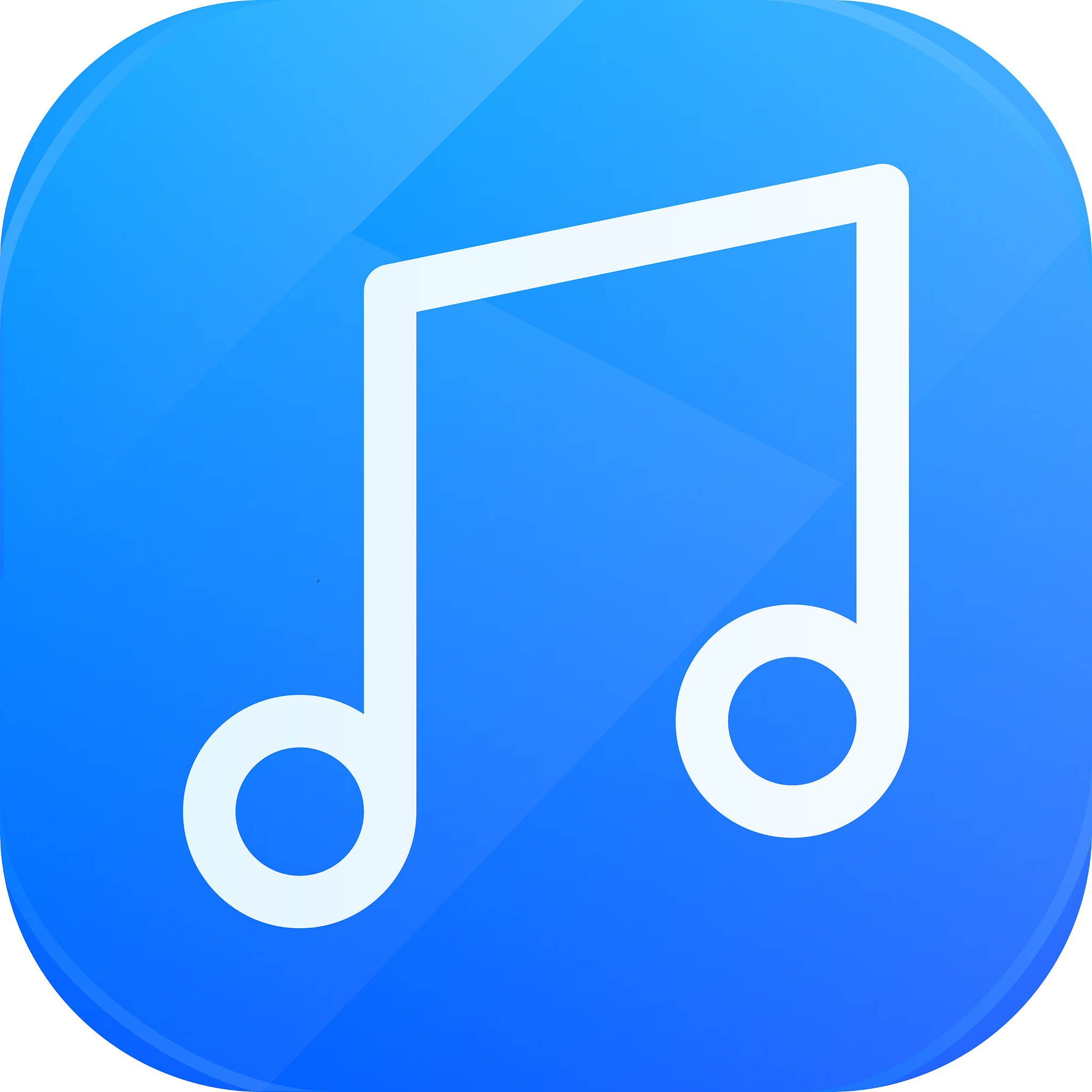 melody glossy flat icon tune symbol