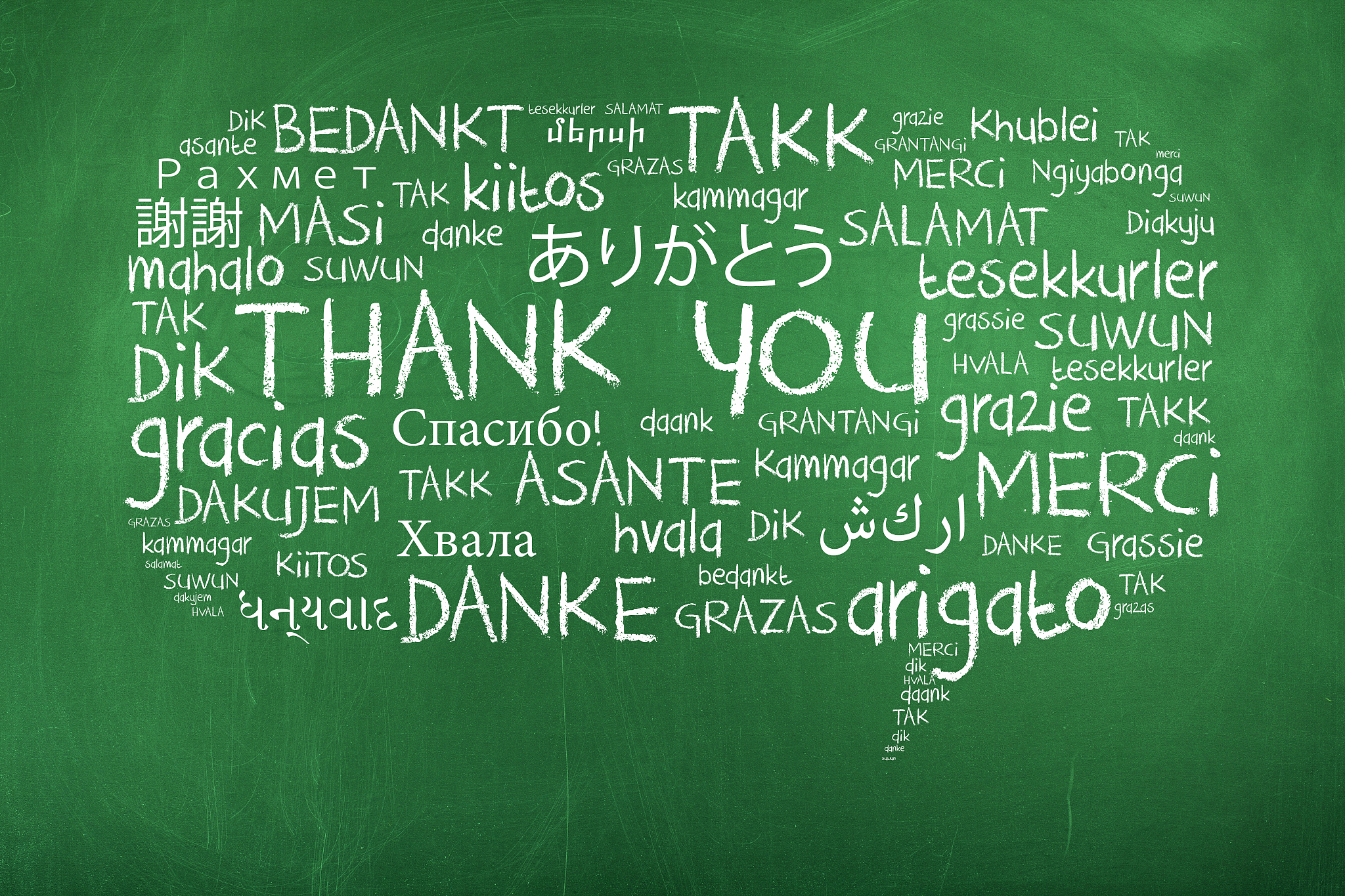 thank you in different languages