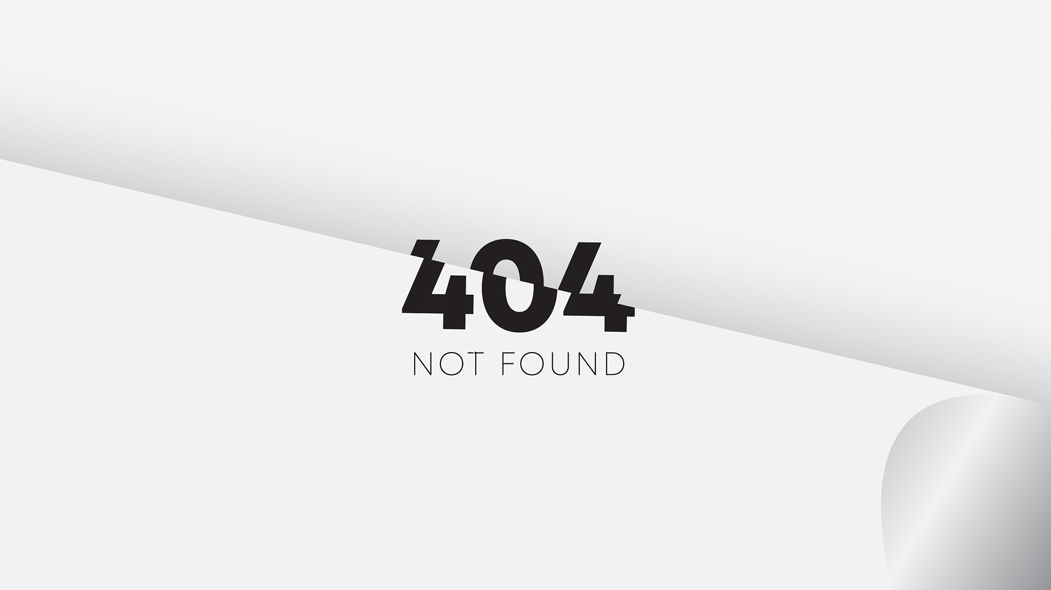 error 404 page design