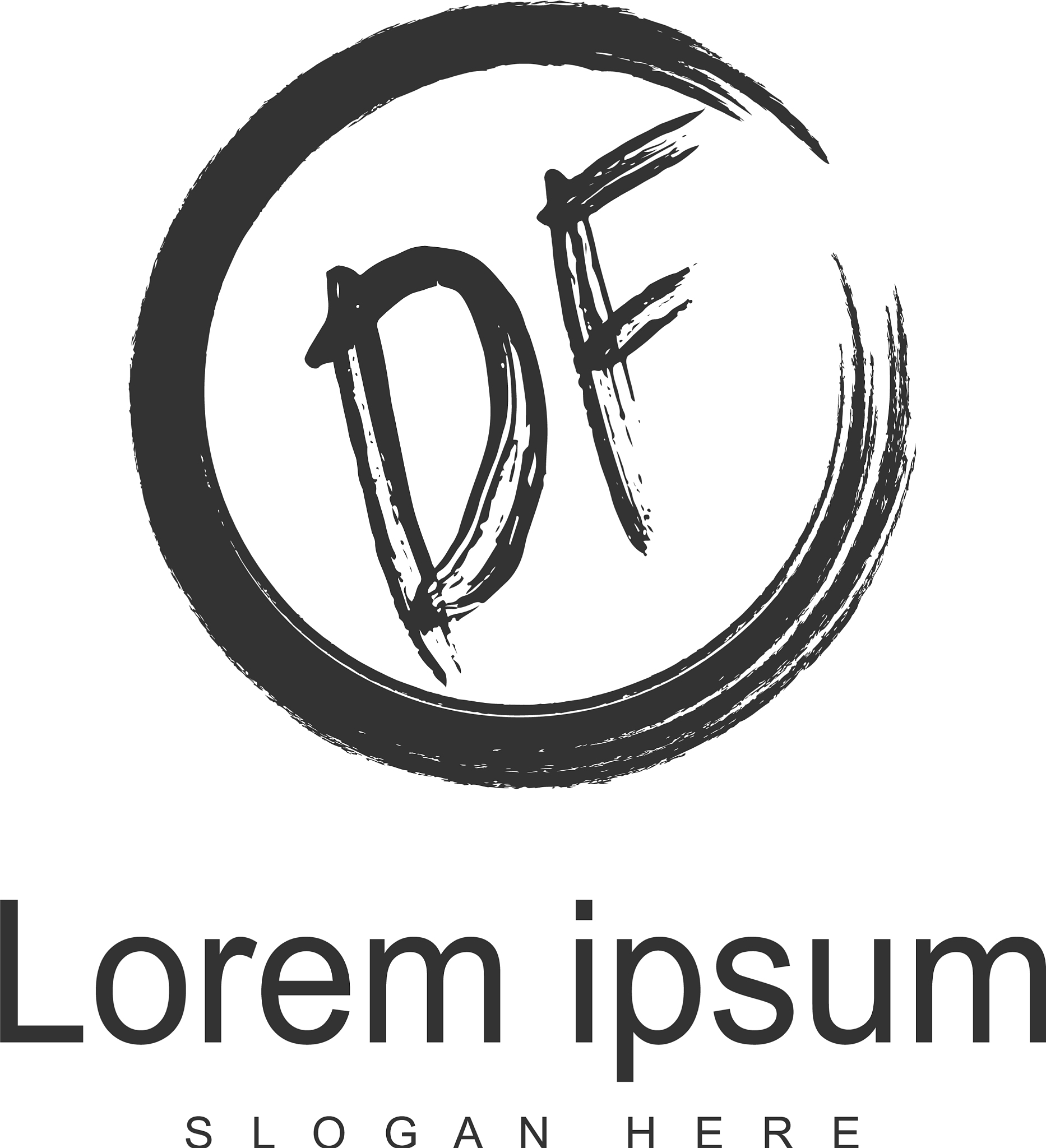 df letter logo design creative modern df letters
