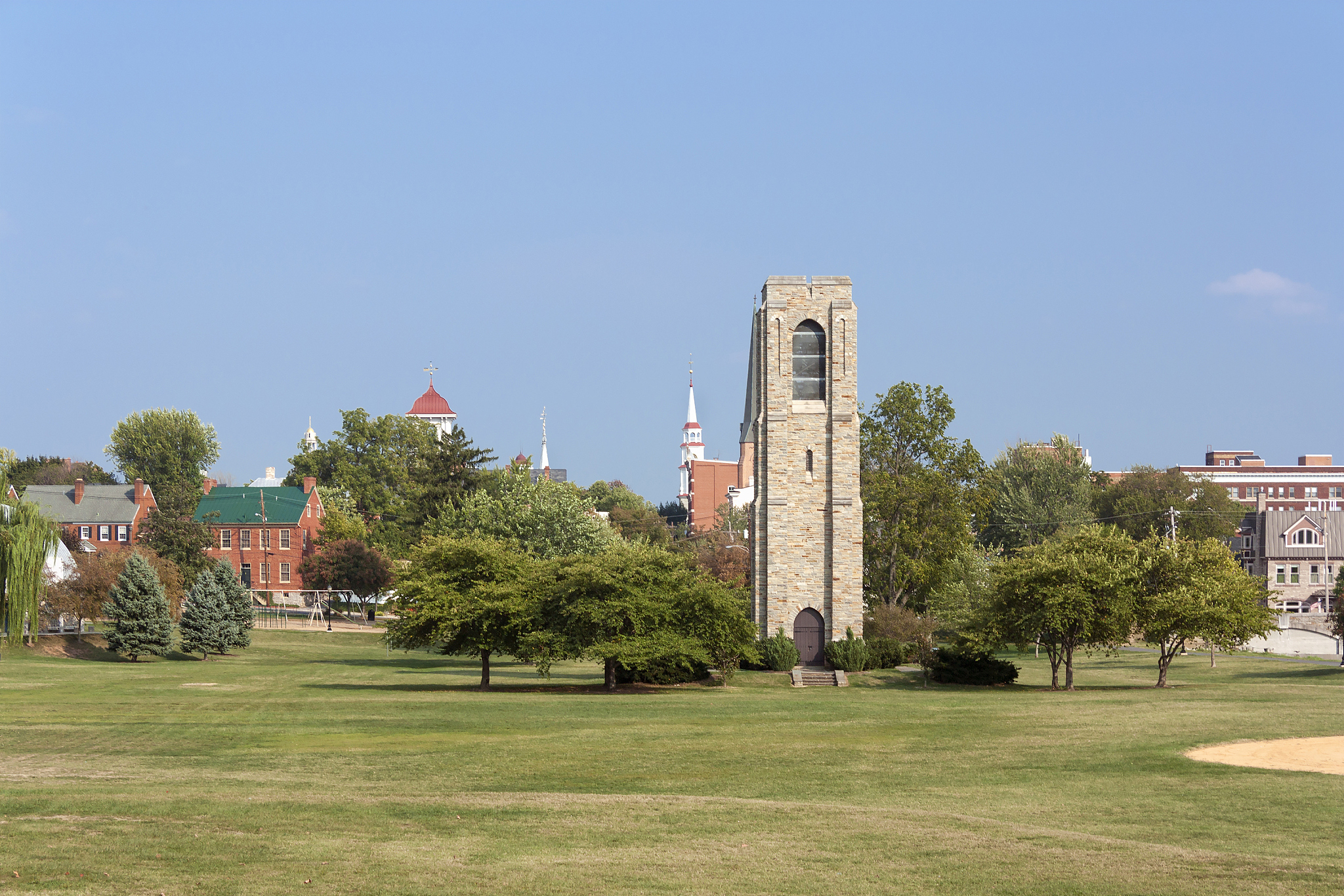 carillon (bell tower) in frederick, maryland - usa