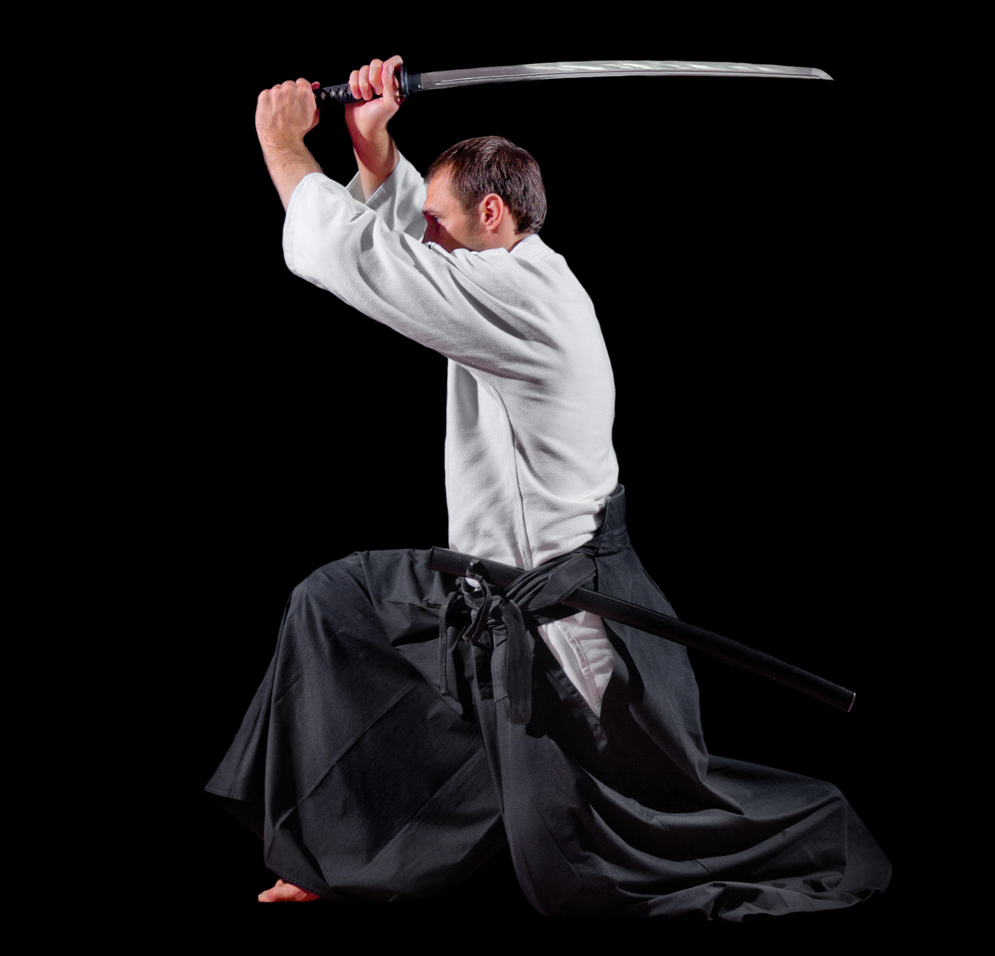 martial arts fighter isolated