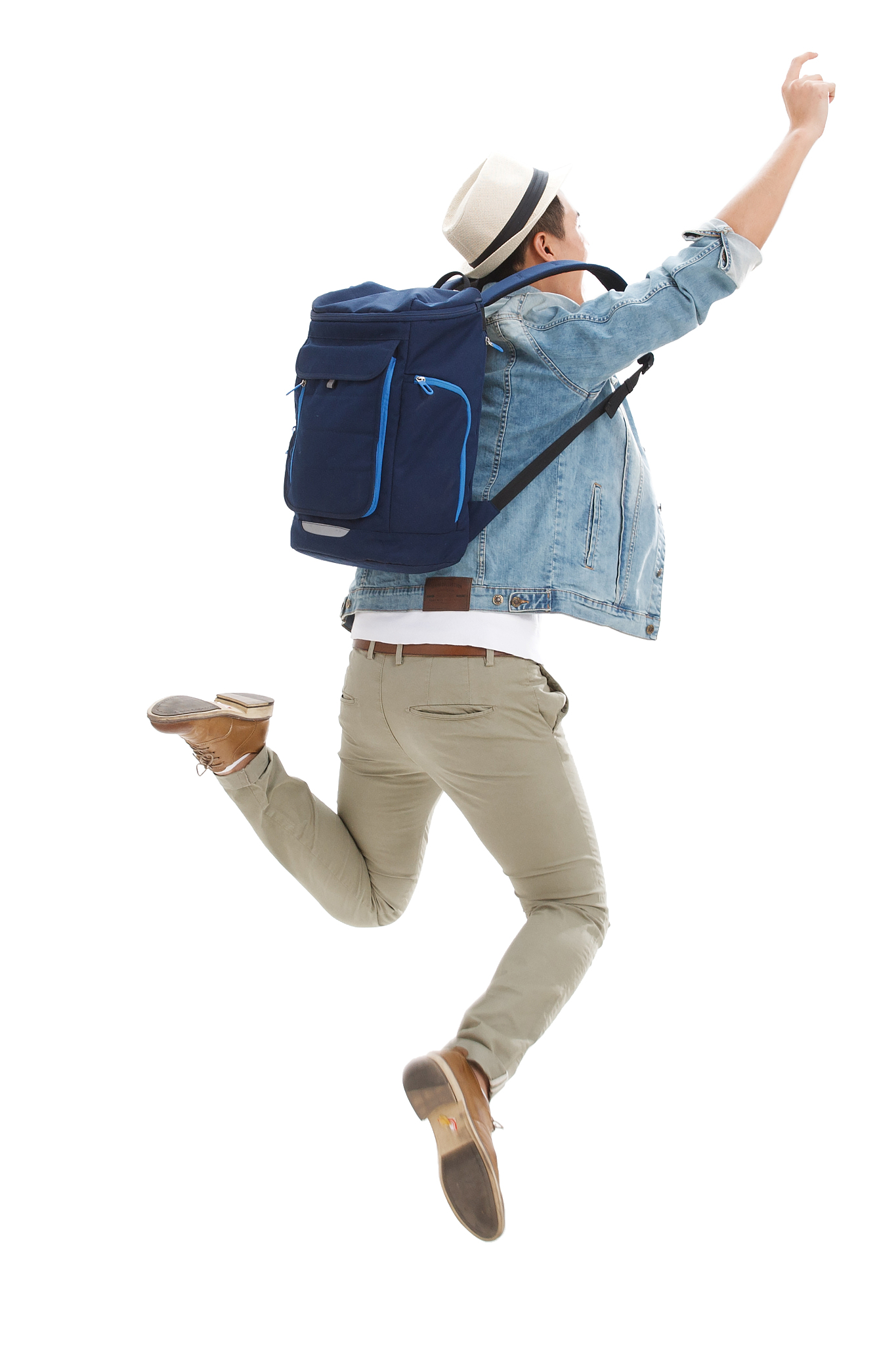 青年男人旅行