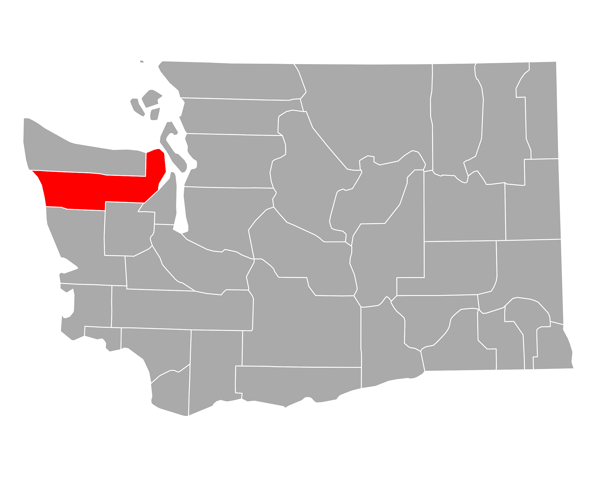 map of jefferson in washington