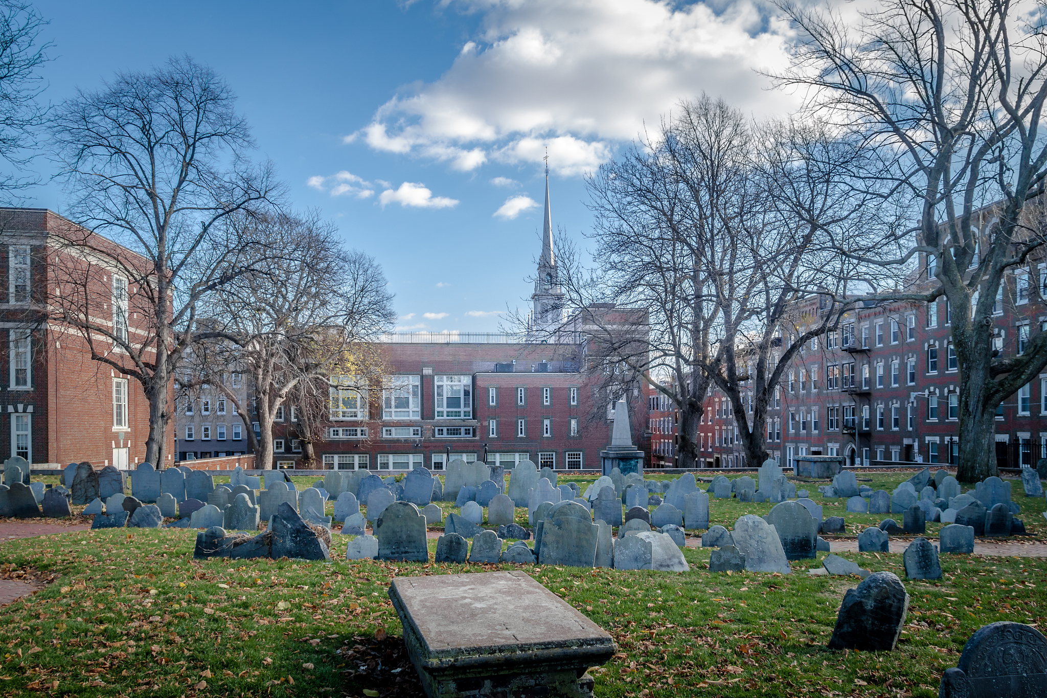 copp's hill burying ground cemetery - boston, massachusetts, usa