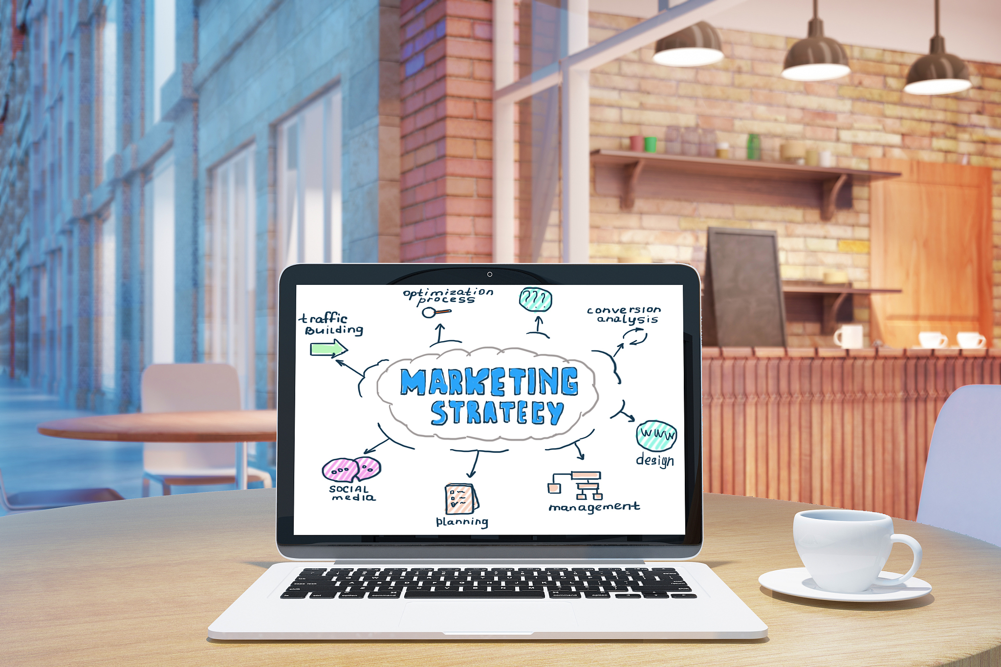 marketing strategy concept