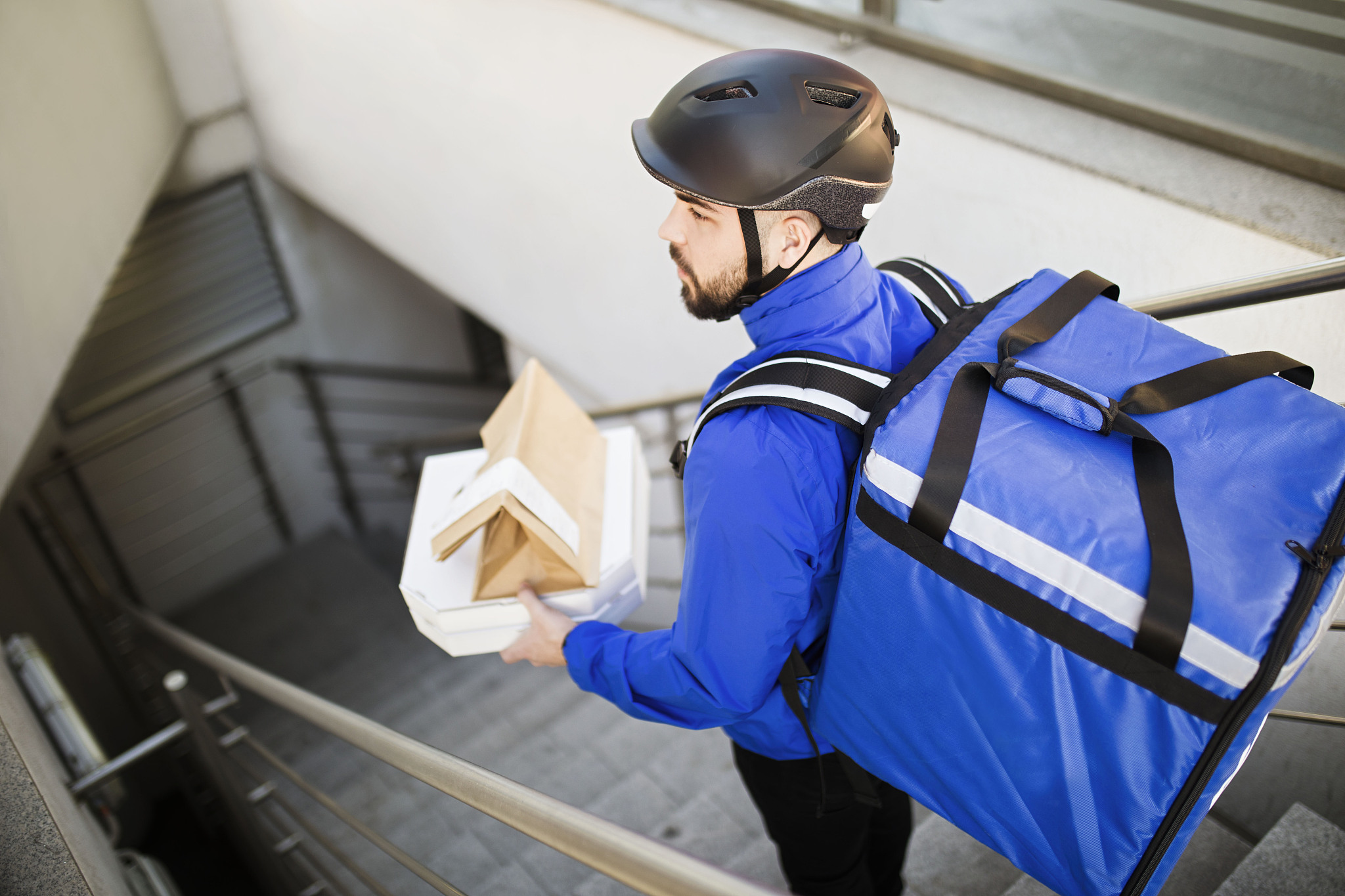 food delivery man
