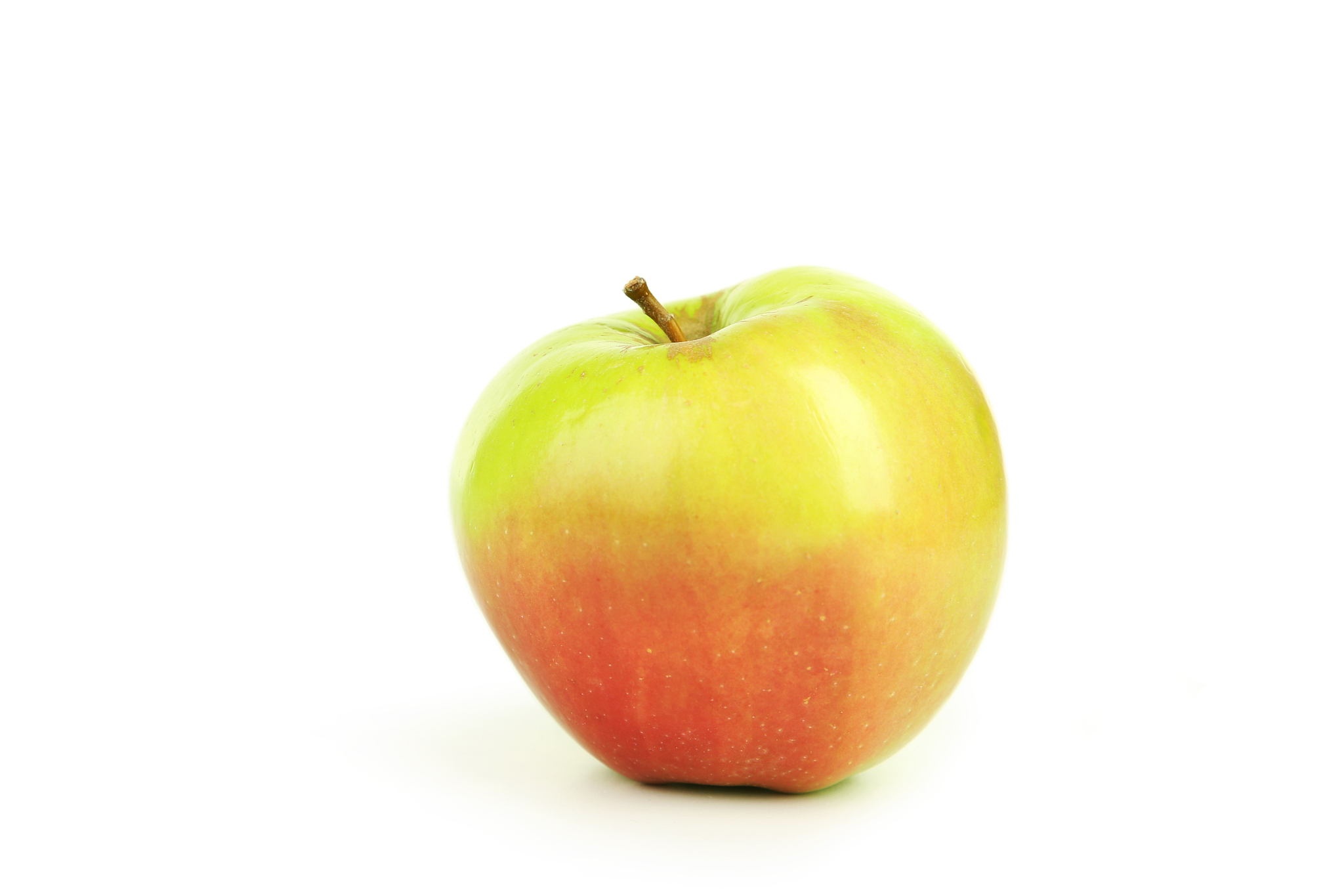 beautiful apple isolated on white