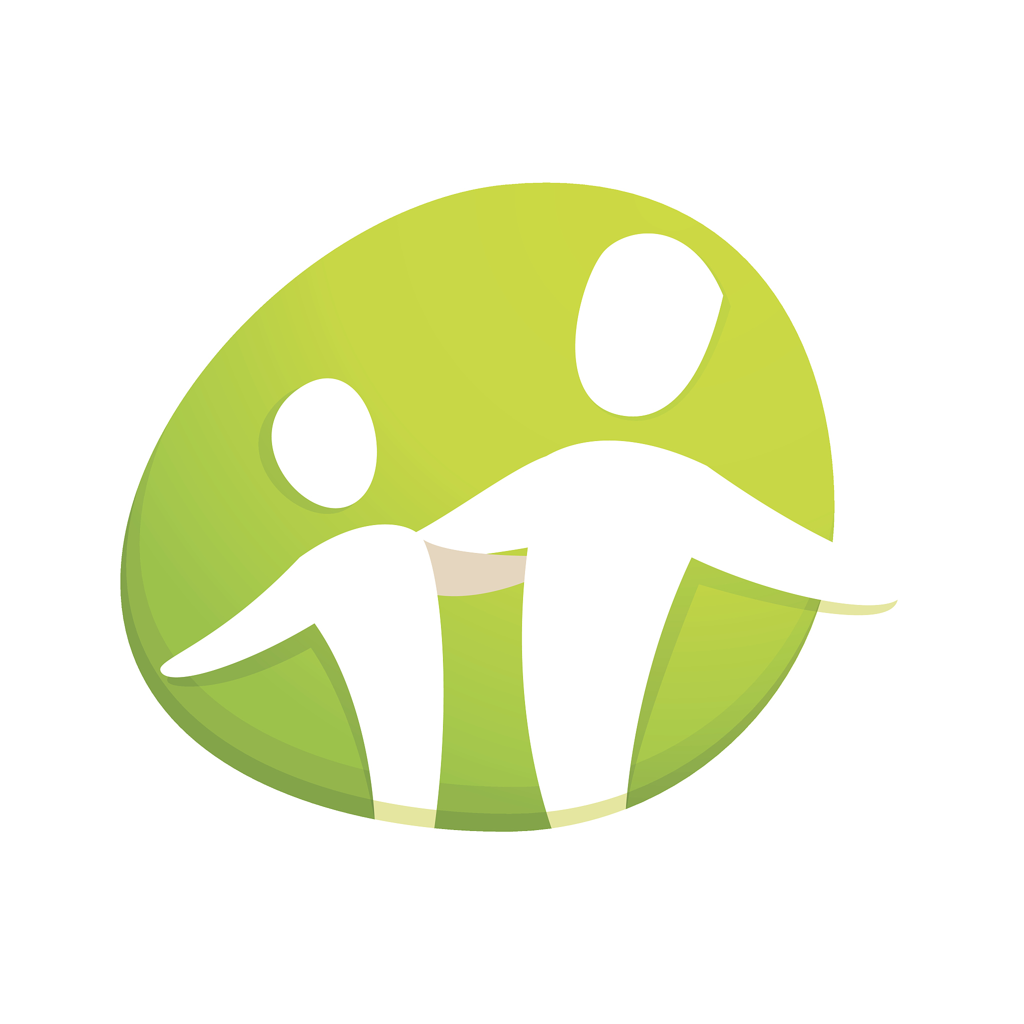 colorful happy family icon design.