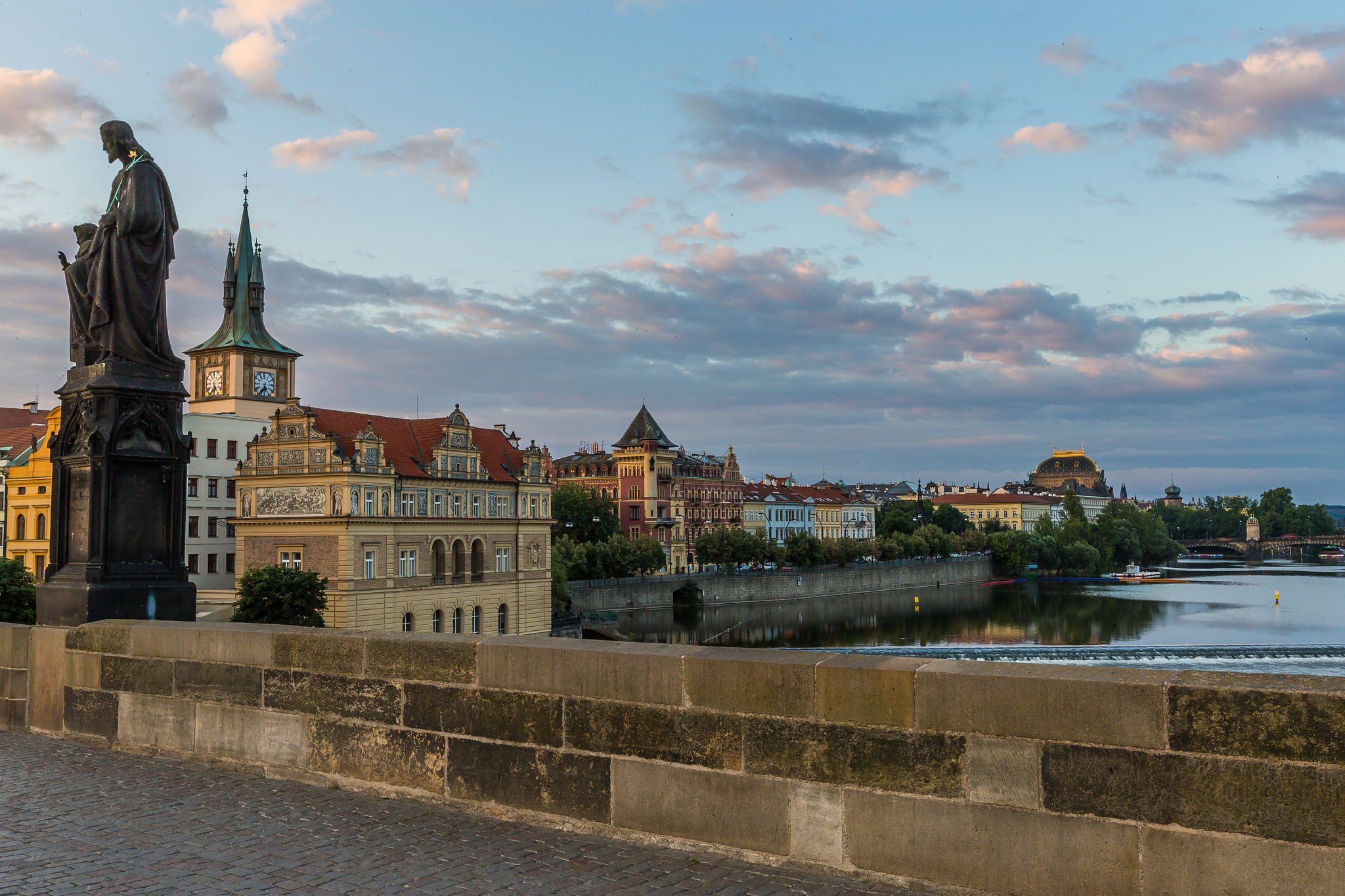 prague, a view from charles bridge