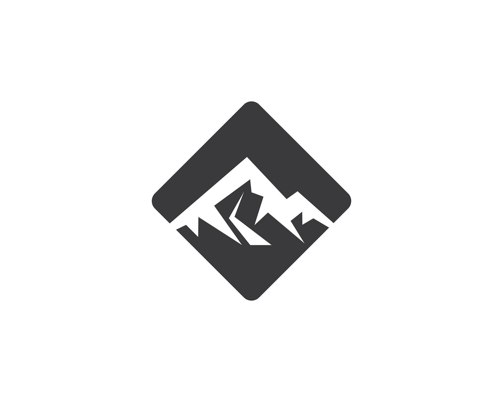 mountain template vector icon illustration