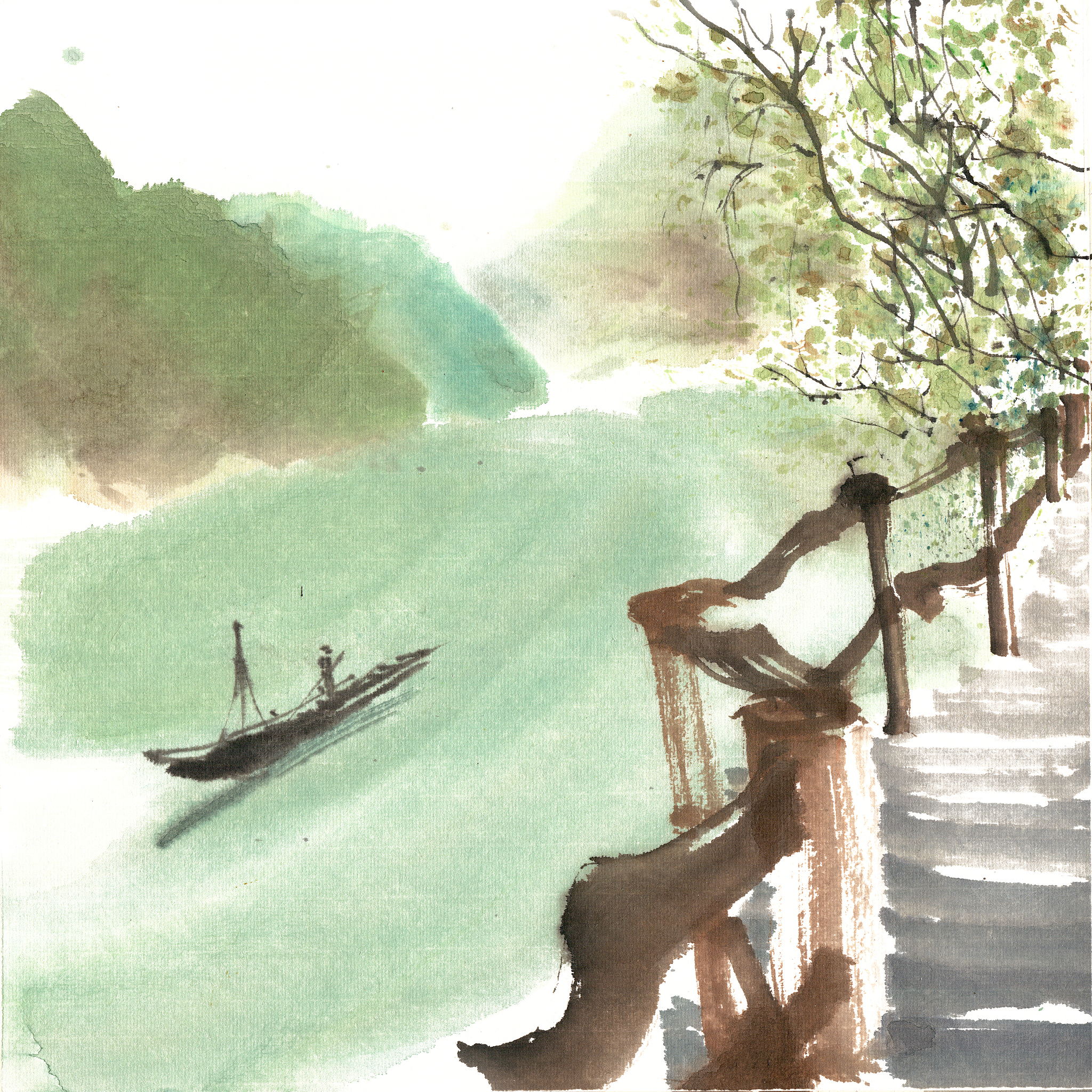 西湖雪景：解读张岱《赋得古原草送别》中的千古情怀