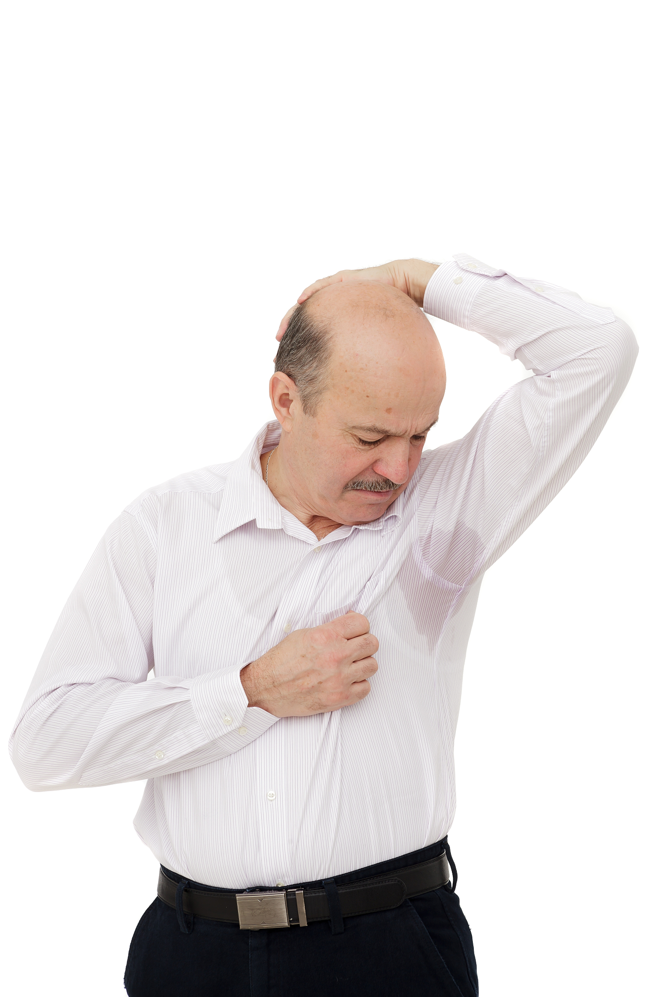 elderly people suffering from the heat and stuffiness