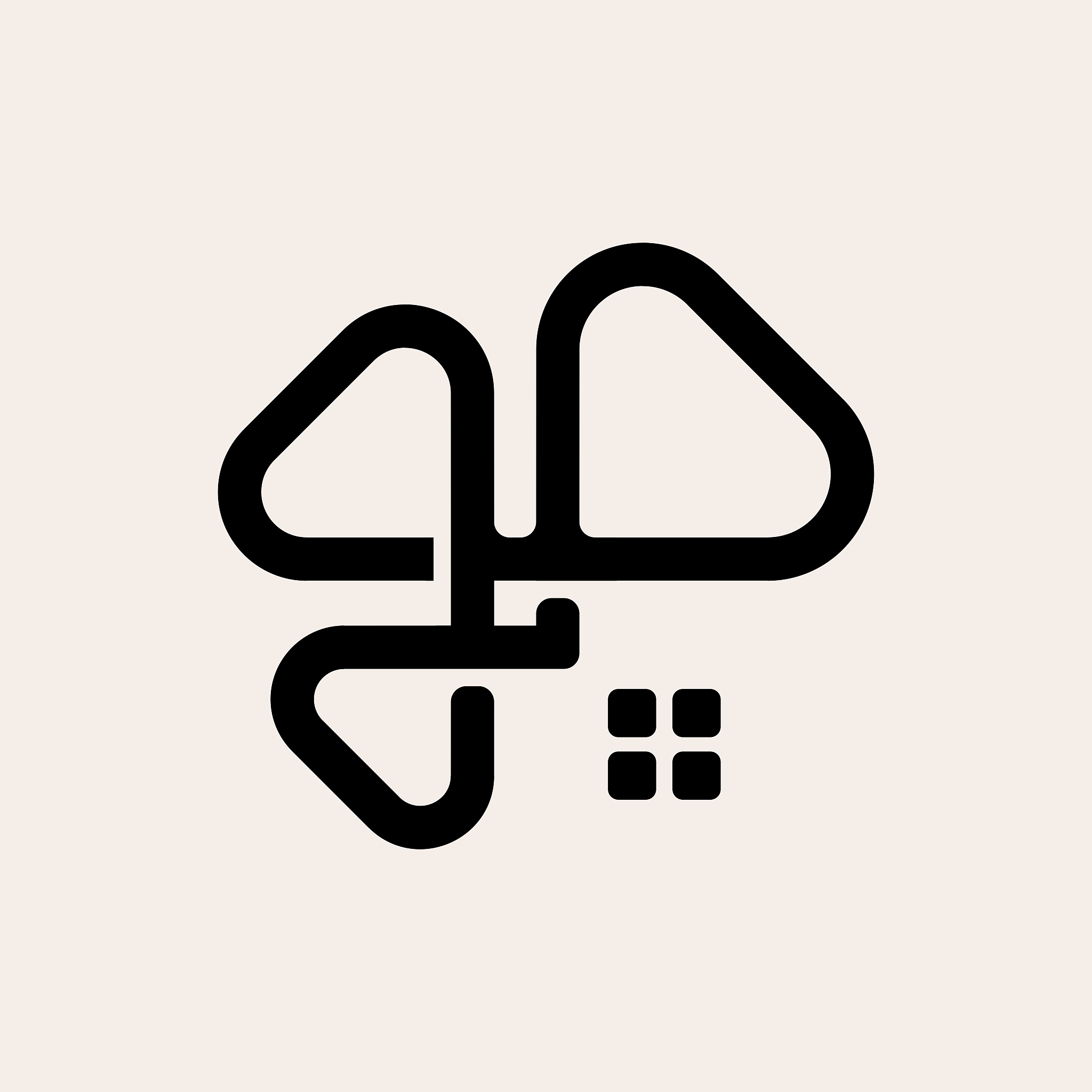 house clover hipster vintage vector icon illustration