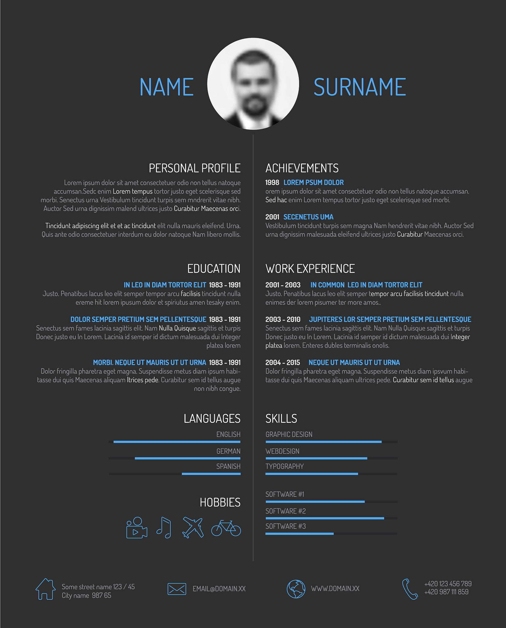程序员简历兴趣爱好示例