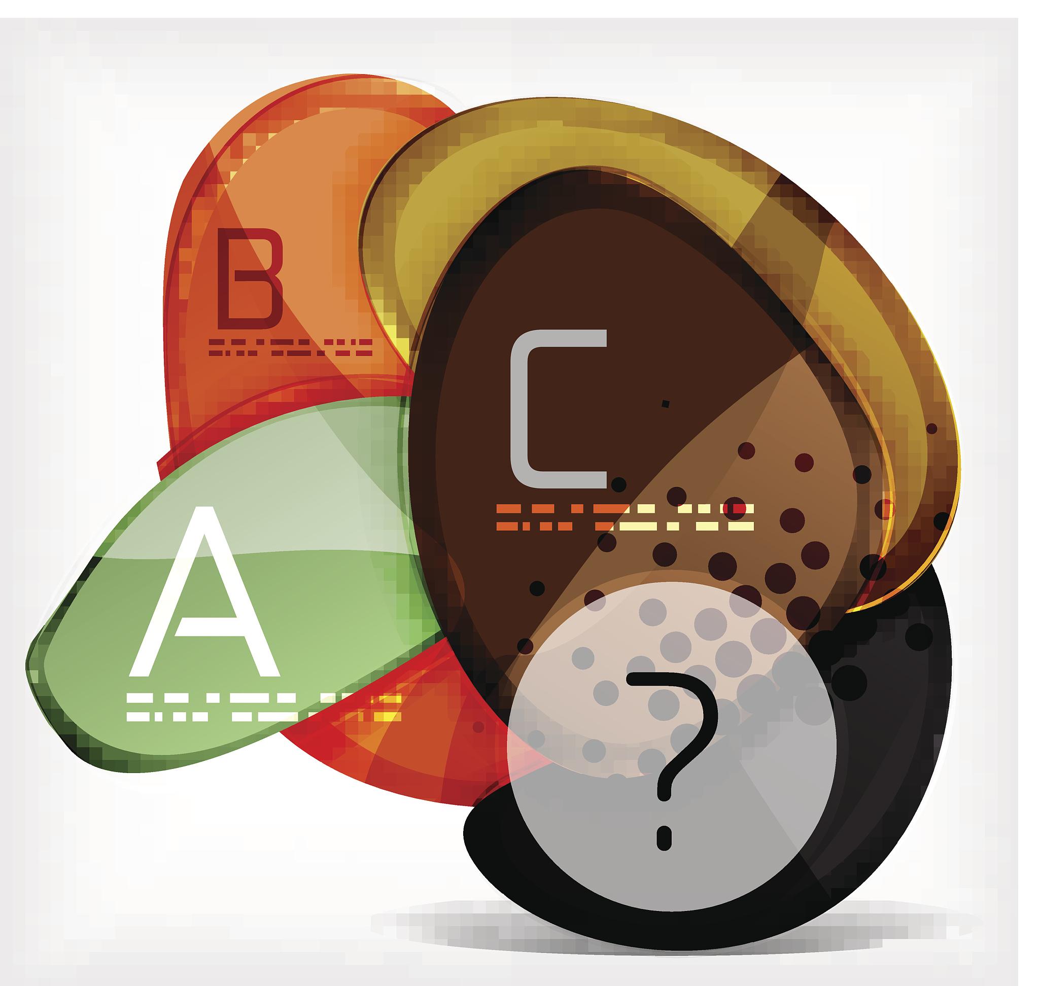 abstract option infographic - glass round shapes