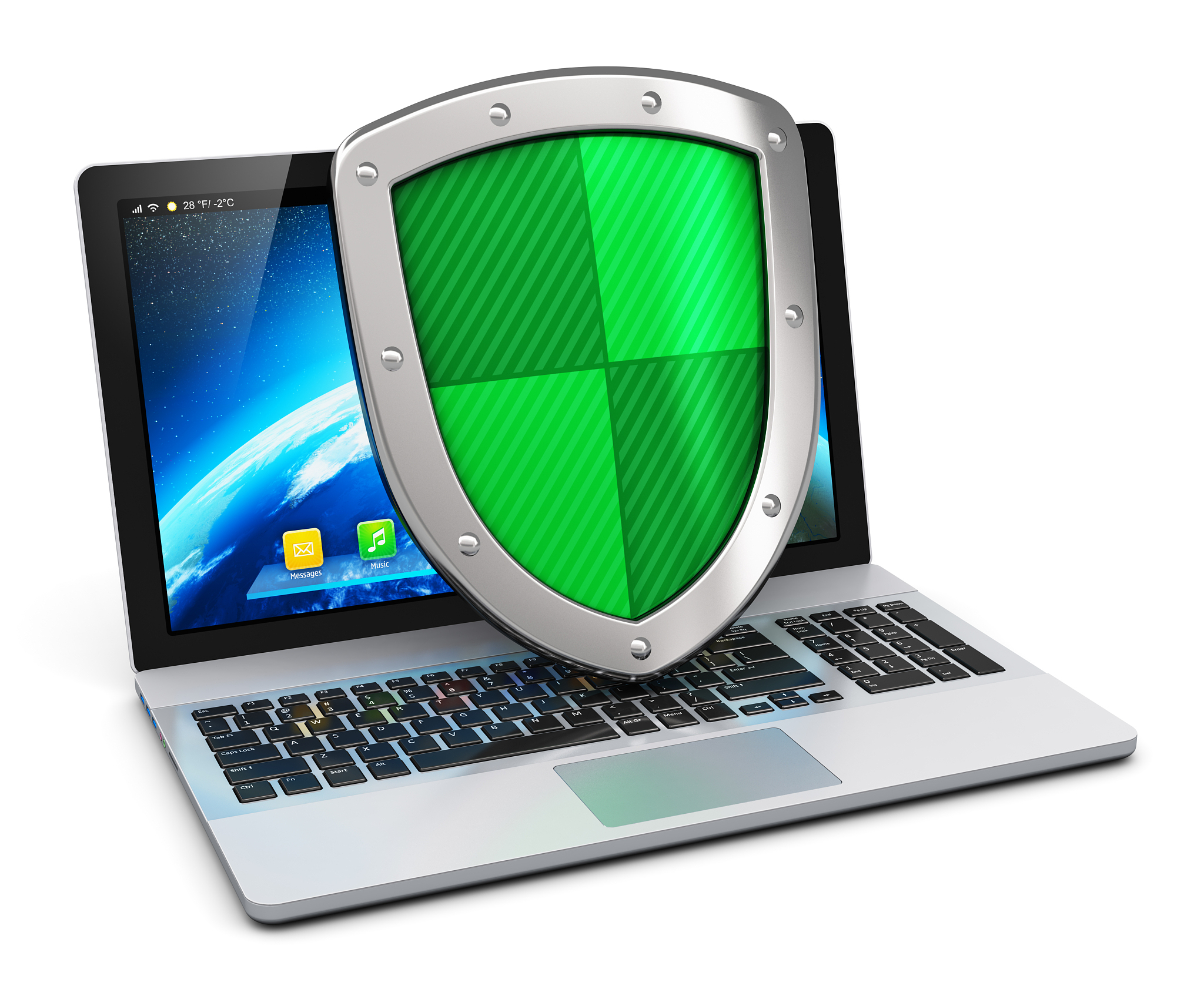 computer and internet security concept