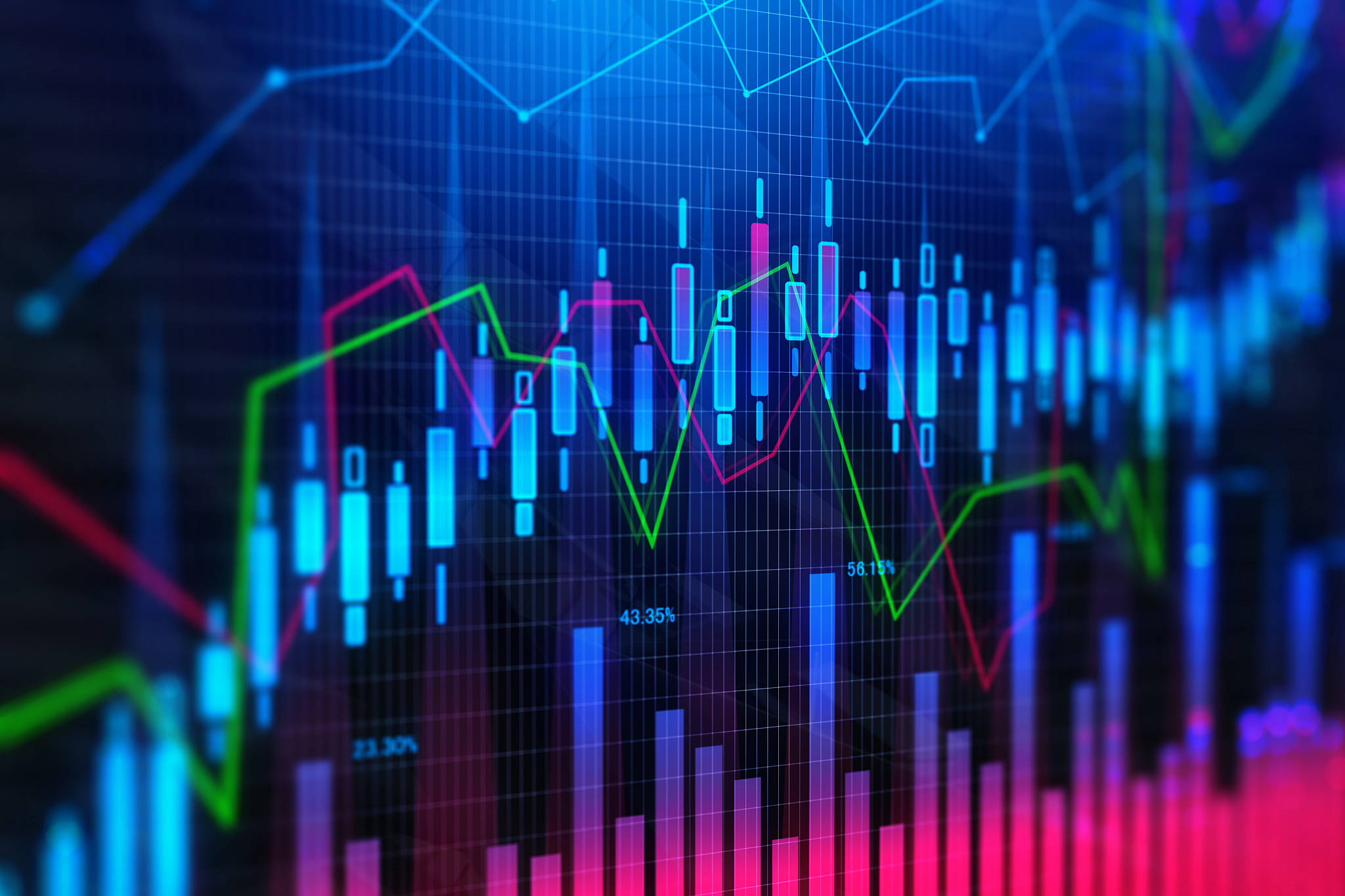creative colorful forex backdrop