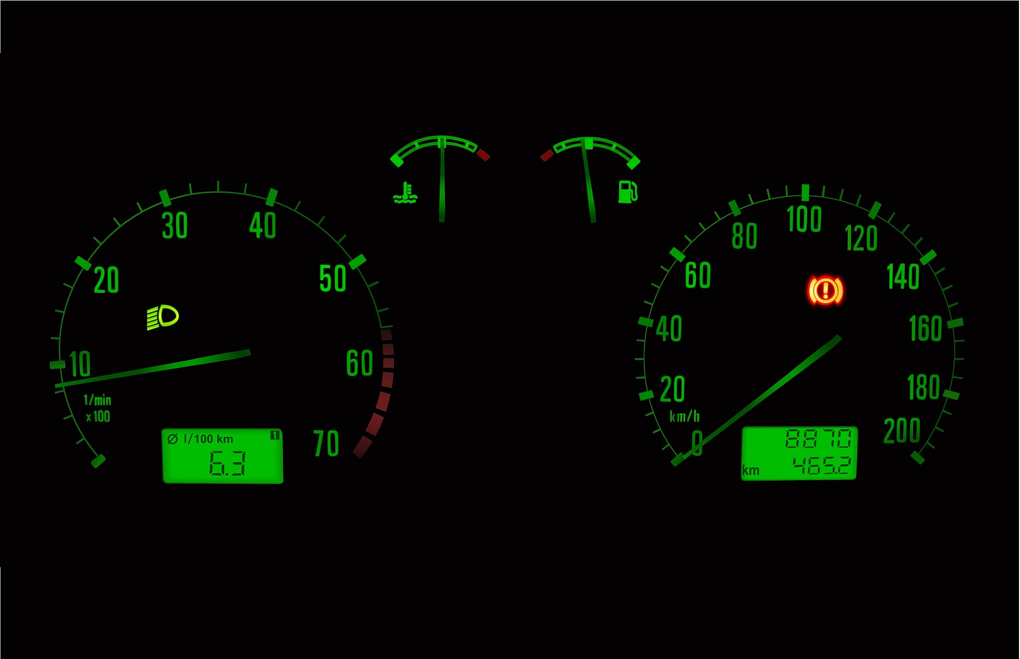 car dashboard