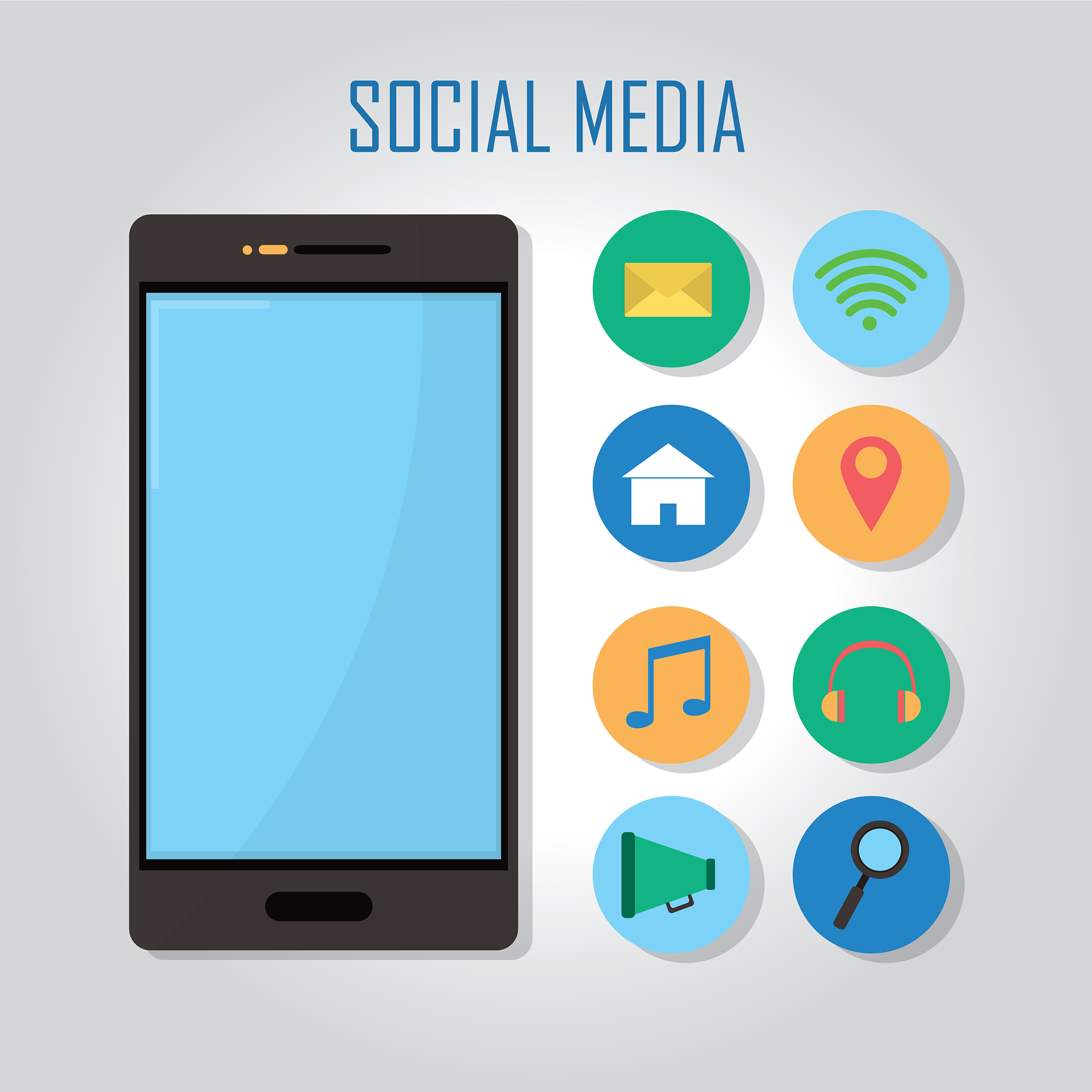 smartphone and social media
