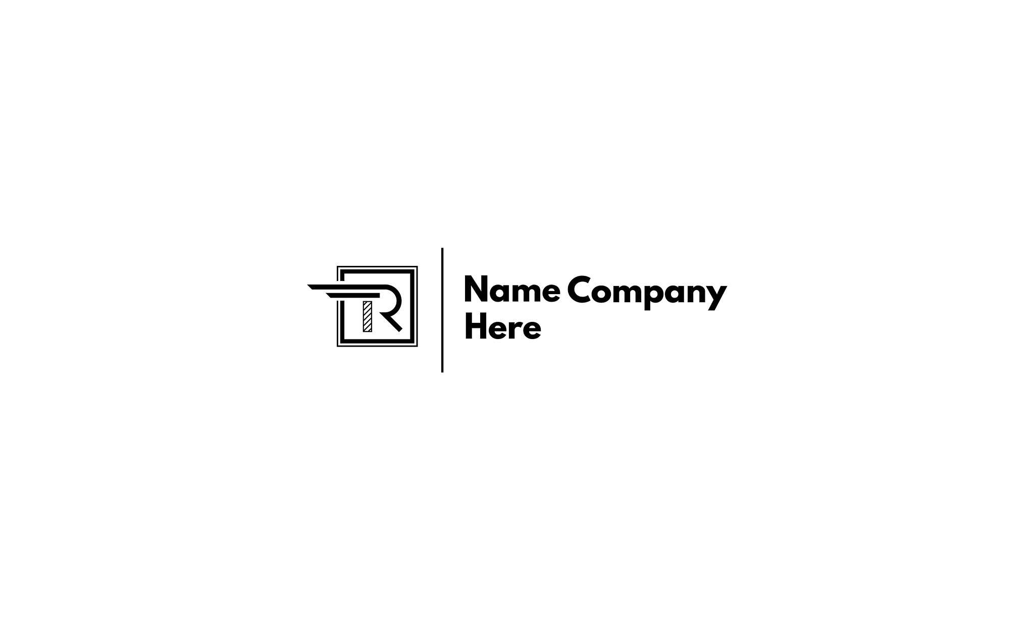 logo with abstract image letter